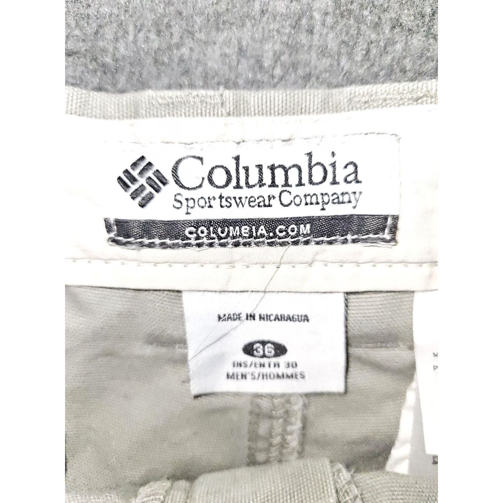 Vintage Columbia Pants Mens 36x30 Gray Utility Cargo Outdoors Hiking 100% Cotton Durable Cargo Pants Men Gray 36x30 Outdoors Workwear Hiking Classic Mens Size US 36 / EU 52 - 6 Thumbnail