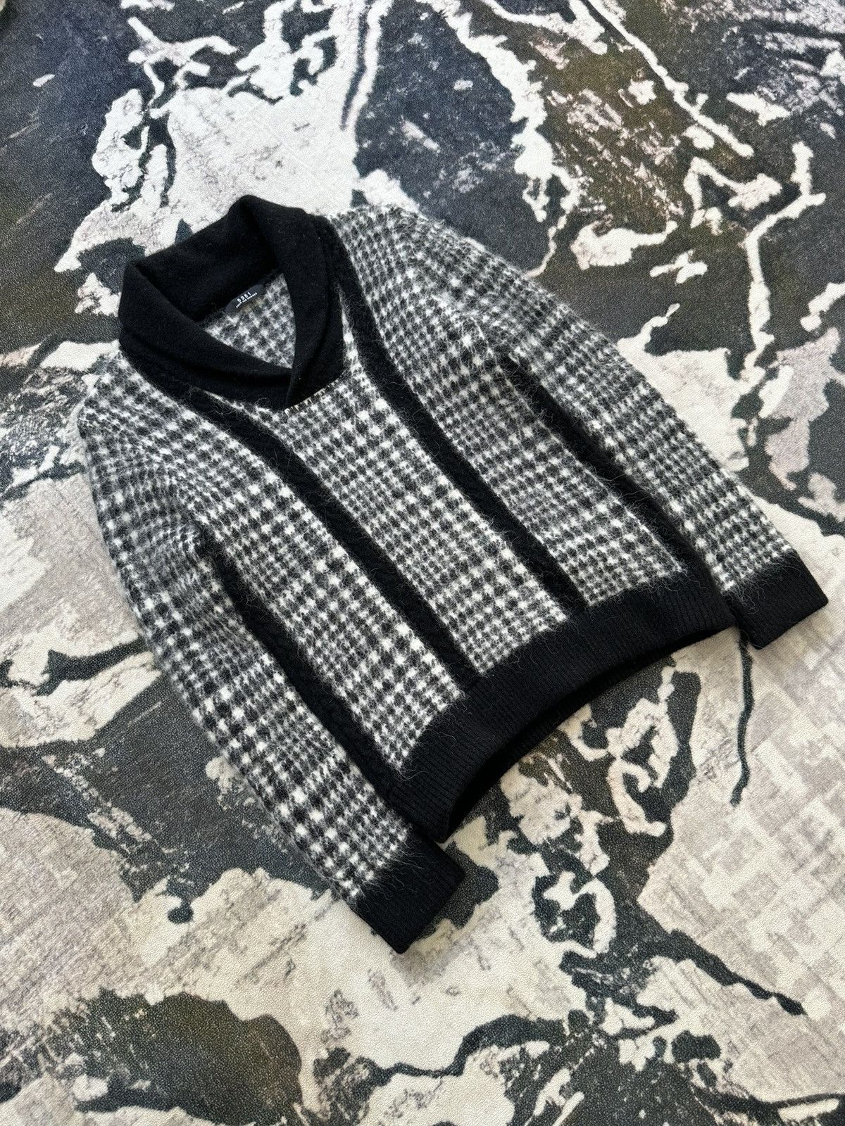 5351 POUR LES HOMMES 5351 Pour Les Hommes Mitsuke knit mohair slim sweater Size US S / EU 44-46 / 1 - 2 Thumbnail