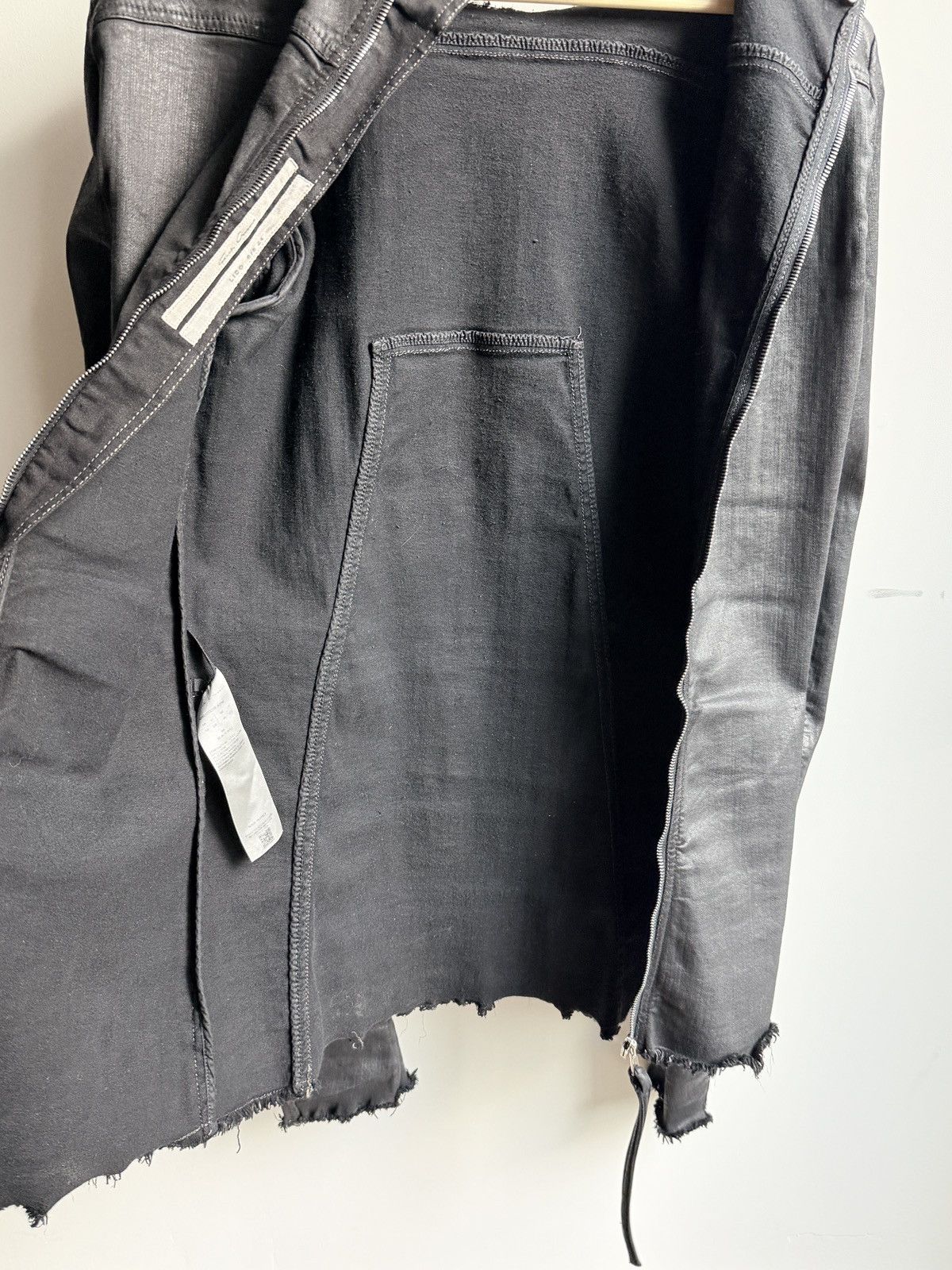 Rick Owens Black Edfu Denim Long Sleeve T-Shirt sz.50 Size US M / EU 48-50 / 2 - 5 Thumbnail
