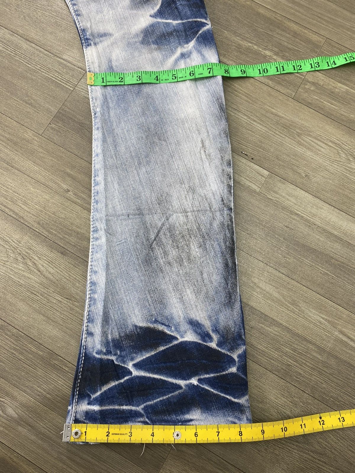 BUFFALO BOBS Buffalo Bobs Clawmark Curve Distressed Mudwash Flared Jeans Size US 32 / EU 48 - 24 Thumbnail