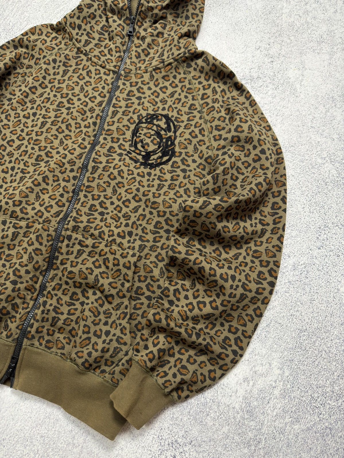 Billionaire Boys Club Billionaire Boys Club Leopard Print Full Zip Up Hoodie Size US M / EU 48-50 / 2 - 3 Thumbnail