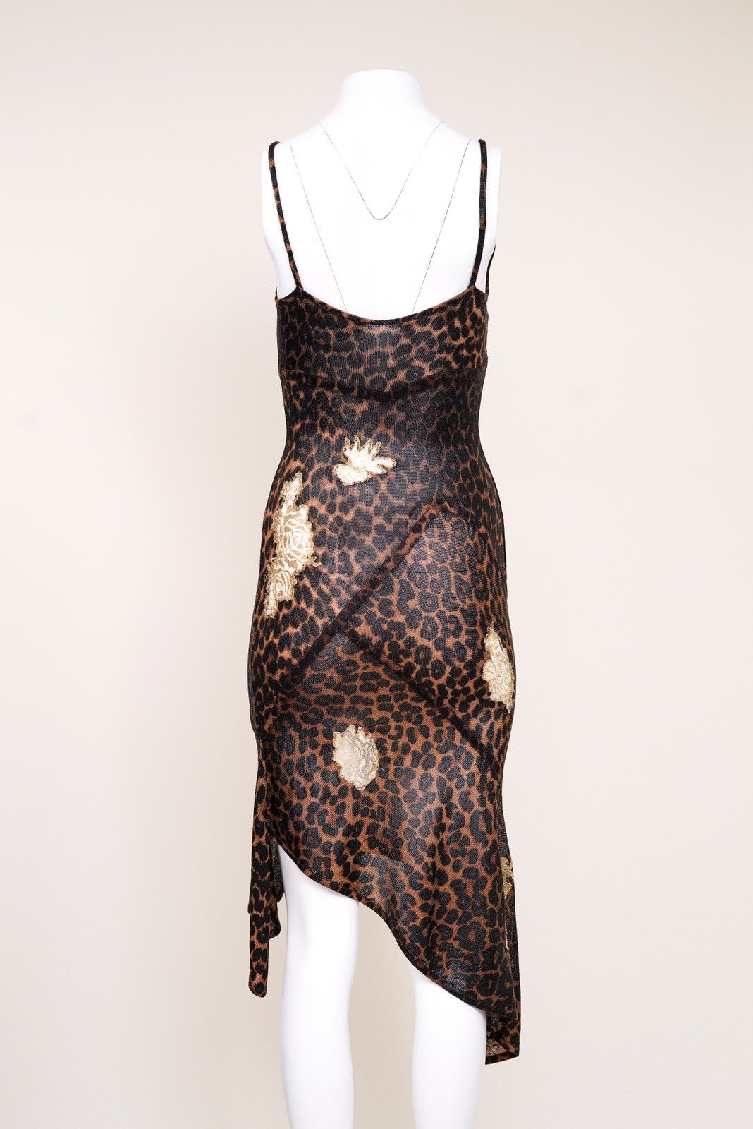 Dior Christian Dior AW 2000 Leopard Print Dress with CD Straps Size S / US 4 / IT 40 - 5 Thumbnail