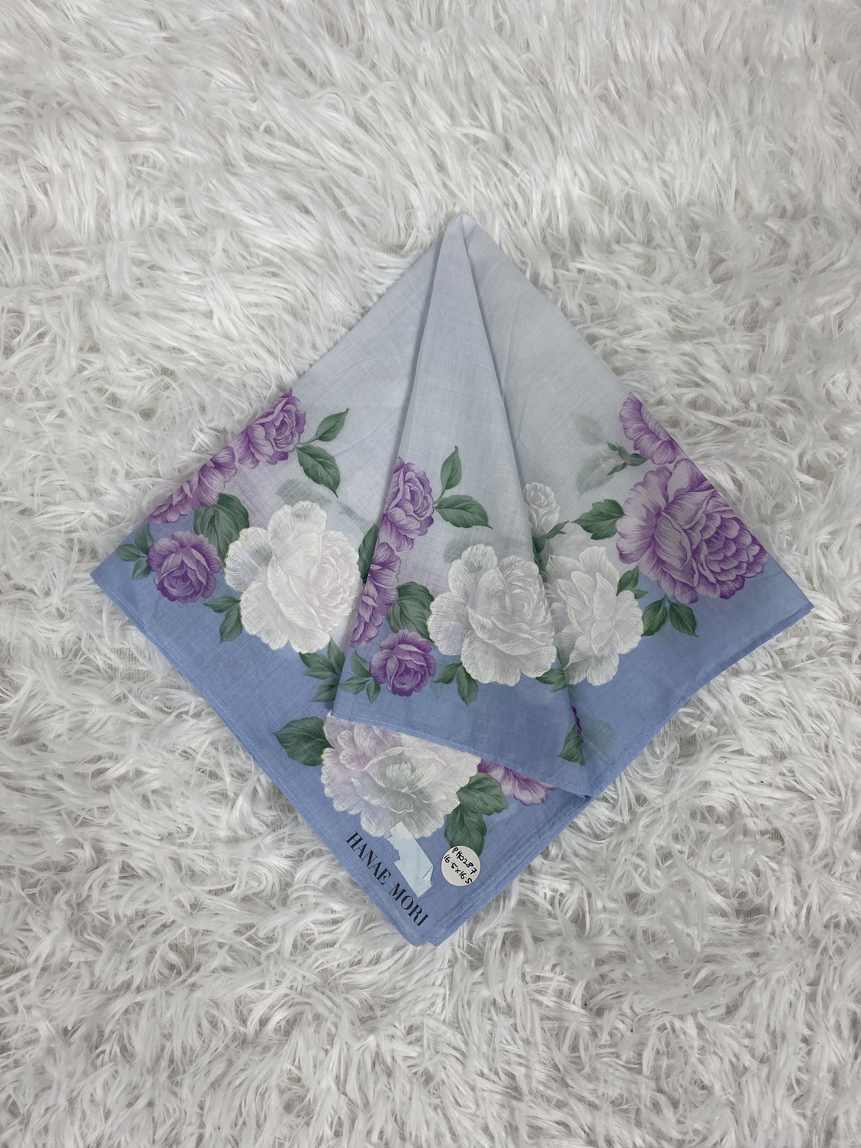 Hanae Mori Vintage Hanae Mori Handkerchief Neckerchief PH0287 Size ONE SIZE - 1 Thumbnail