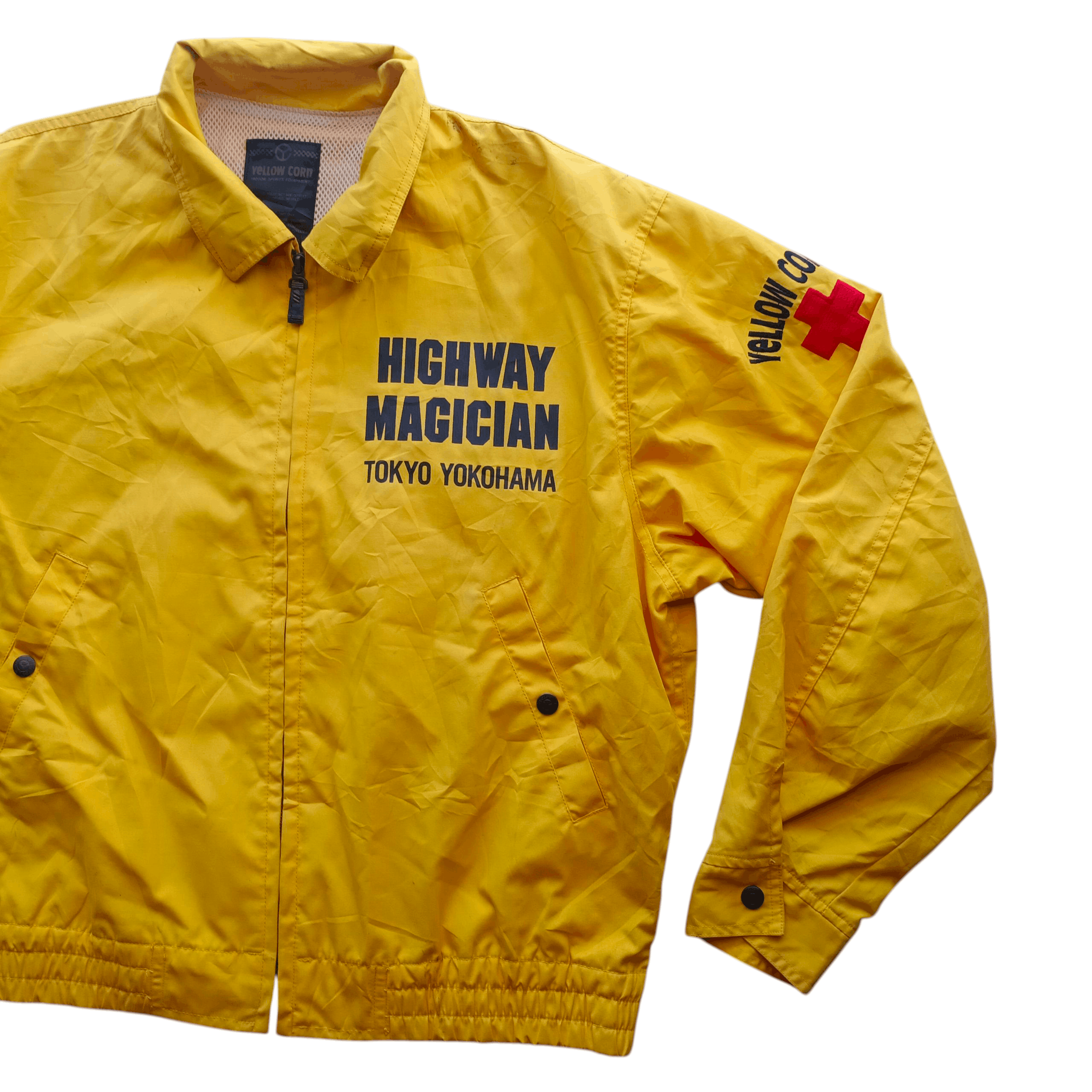 YELLOW CORN Vintage Yellow Corn Jacket Sledge Hammer Highway Magician Size US L / EU 52-54 / 3 - 3 Thumbnail