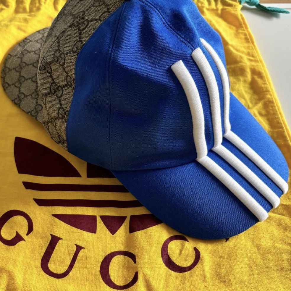 Adidas × Gucci GUCCI ADIDAS CAP double side size L NEW Size ONE SIZE - 7 Thumbnail