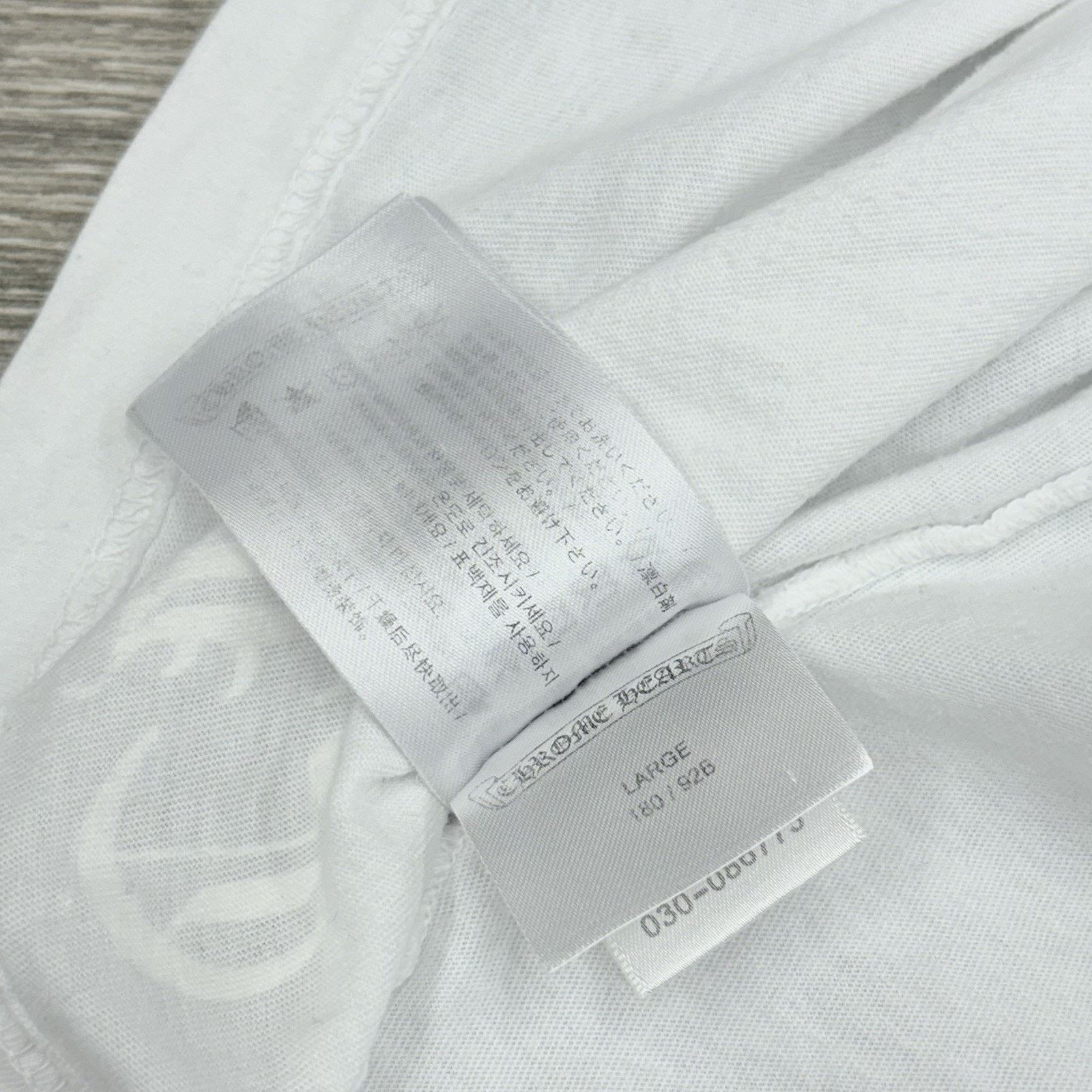 Chrome Hearts Chrome Hearts Boost T-Shirt ' White ' | GREAT CONDITION! Size US L / EU 52-54 / 3 - 14 Thumbnail