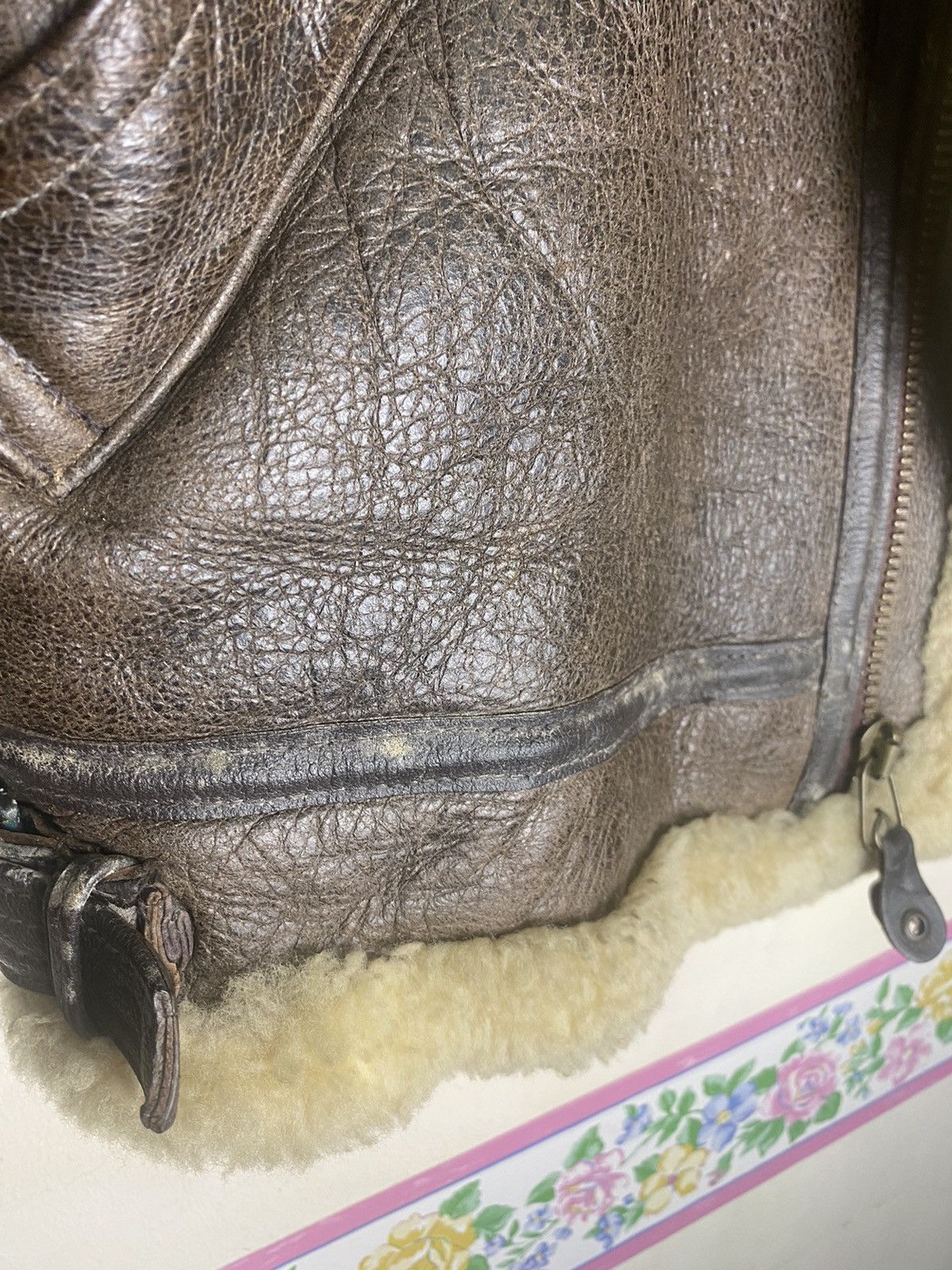 Avirex Vintage Avirex B-3 Sheepskin Flight Leather Jacket Shearling Size US L / EU 52-54 / 3 - 15 Thumbnail