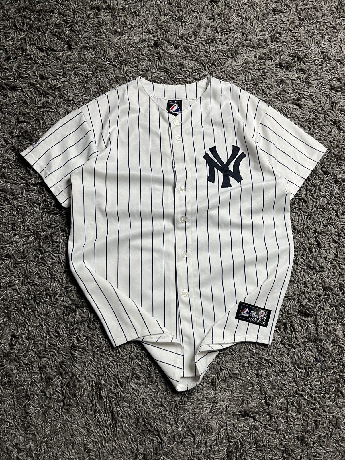 MLB Majestic NY Yankees Pinstripe Jersey #33 Swisher L Size US L / EU 52-54 / 3 - 2 Thumbnail