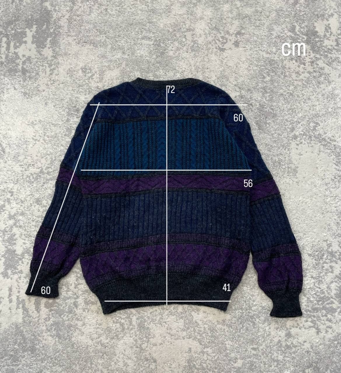 Pendleton Vintage LOBO Wool Sweater Textured Knit Oversize 90s, USA Size US L / EU 52-54 / 3 - 12 Thumbnail
