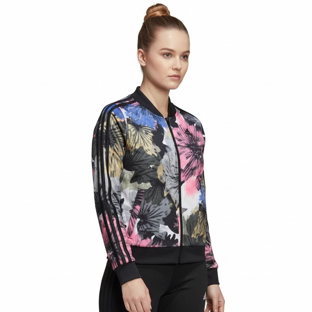 Adidas Adidas Multicolor Long Sleeve Tricot Jacket, Girls L(14) Size L / US 10 / IT 46 - 7 Thumbnail