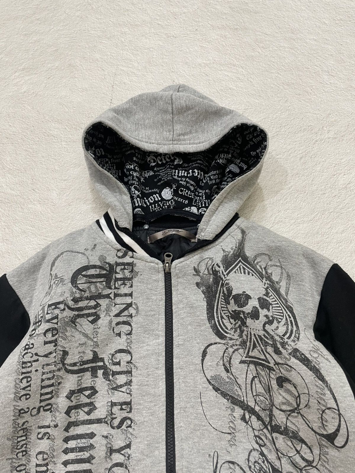 Japanese Brand 2000s Japanese Poem Hooded gothic Ifsix LGB hysteric Y2K Size US L / EU 52-54 / 3 - 2 Thumbnail