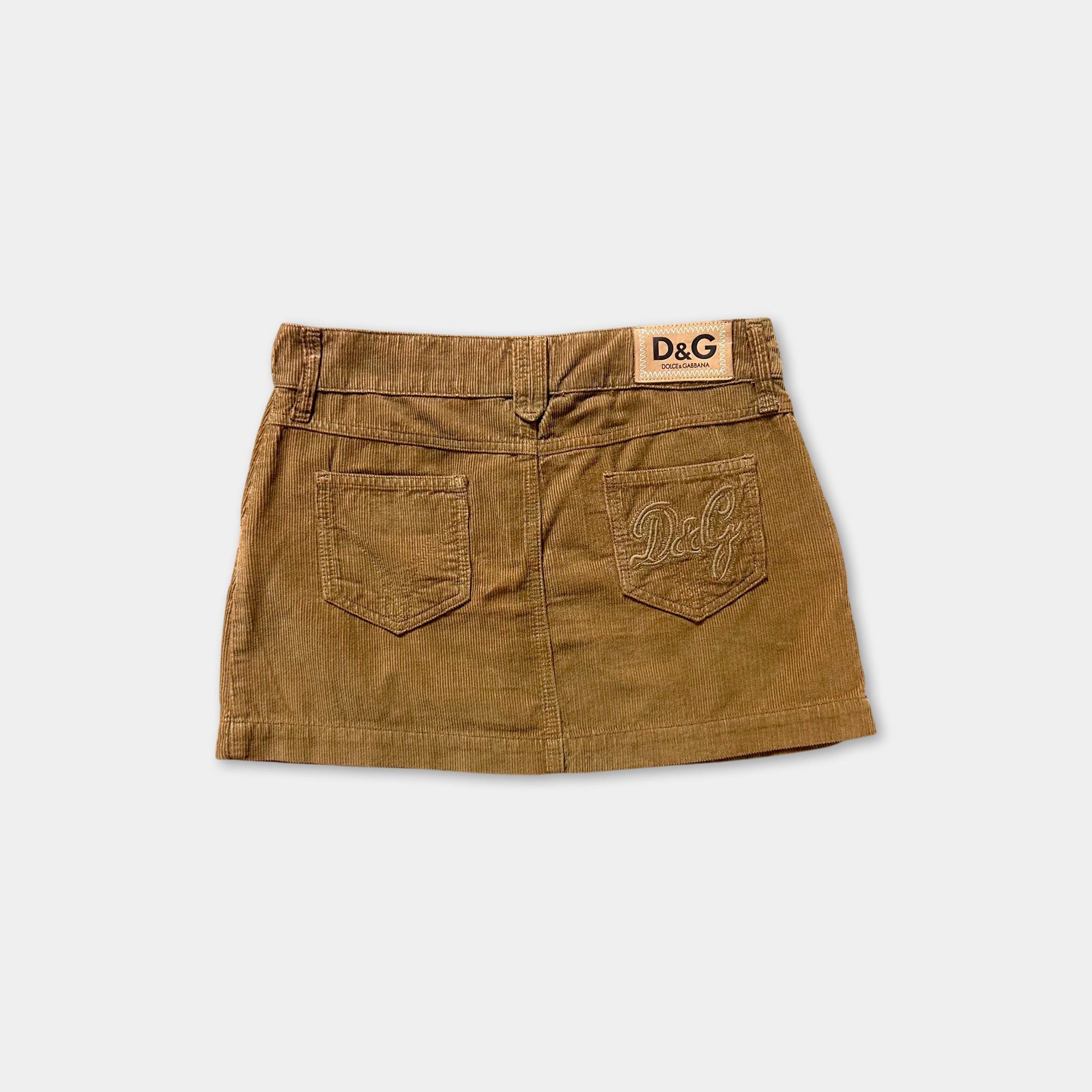 Dolce & Gabbana Dolce & Gabbana Corduroy Skirt Size 26" / US 2 / IT 38 - 4 Thumbnail