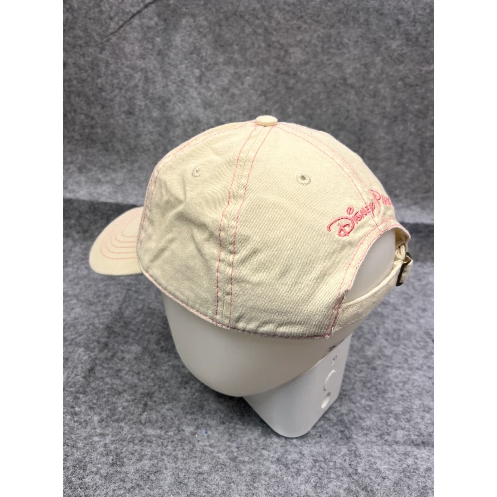Disney Disney Hat Cap Strap Back Adult Ivory Cotton Mickey Mouse Pluto Cap Hat Disney Shirt? Size ONE SIZE - 5 Thumbnail