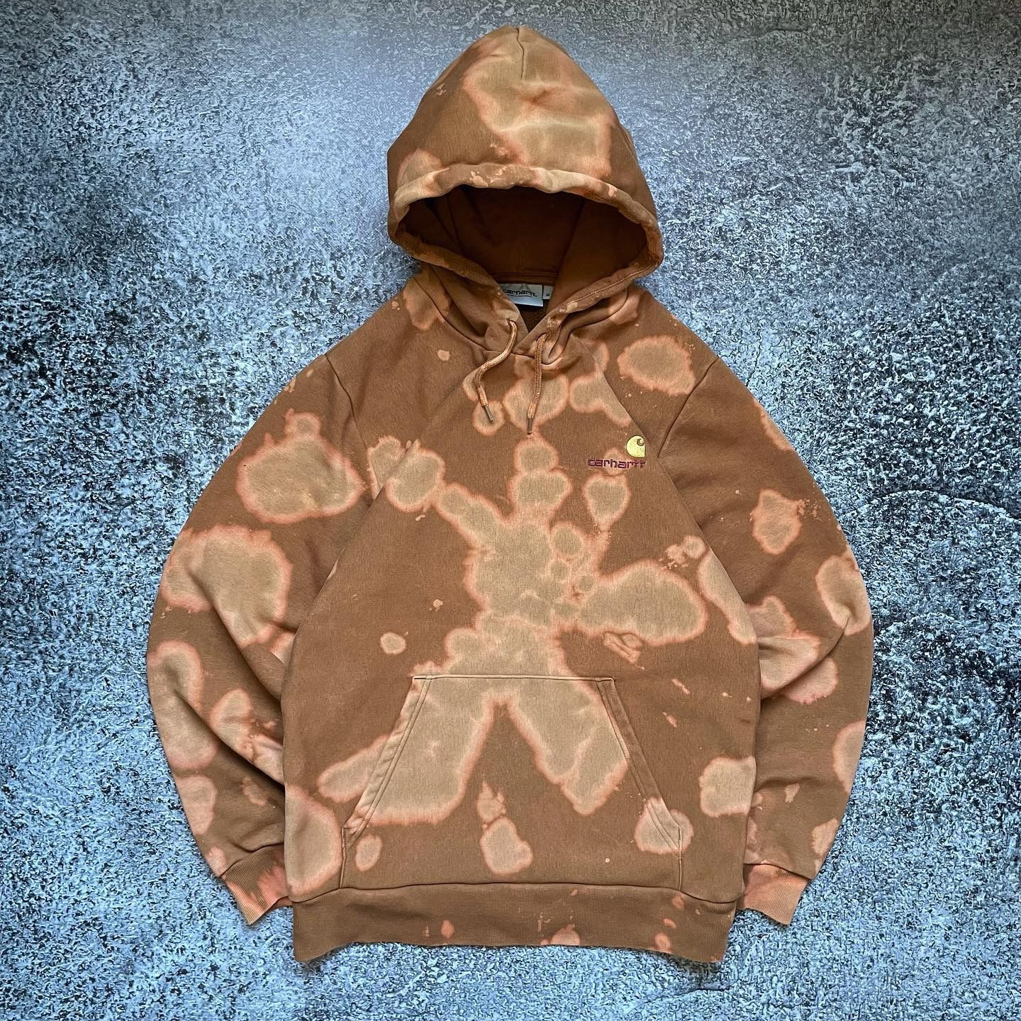 Carhartt × Carhartt Wip Carharrt WIP Custom Brown Boxy Hoodie Size US M / EU 48-50 / 2 - 2 Thumbnail