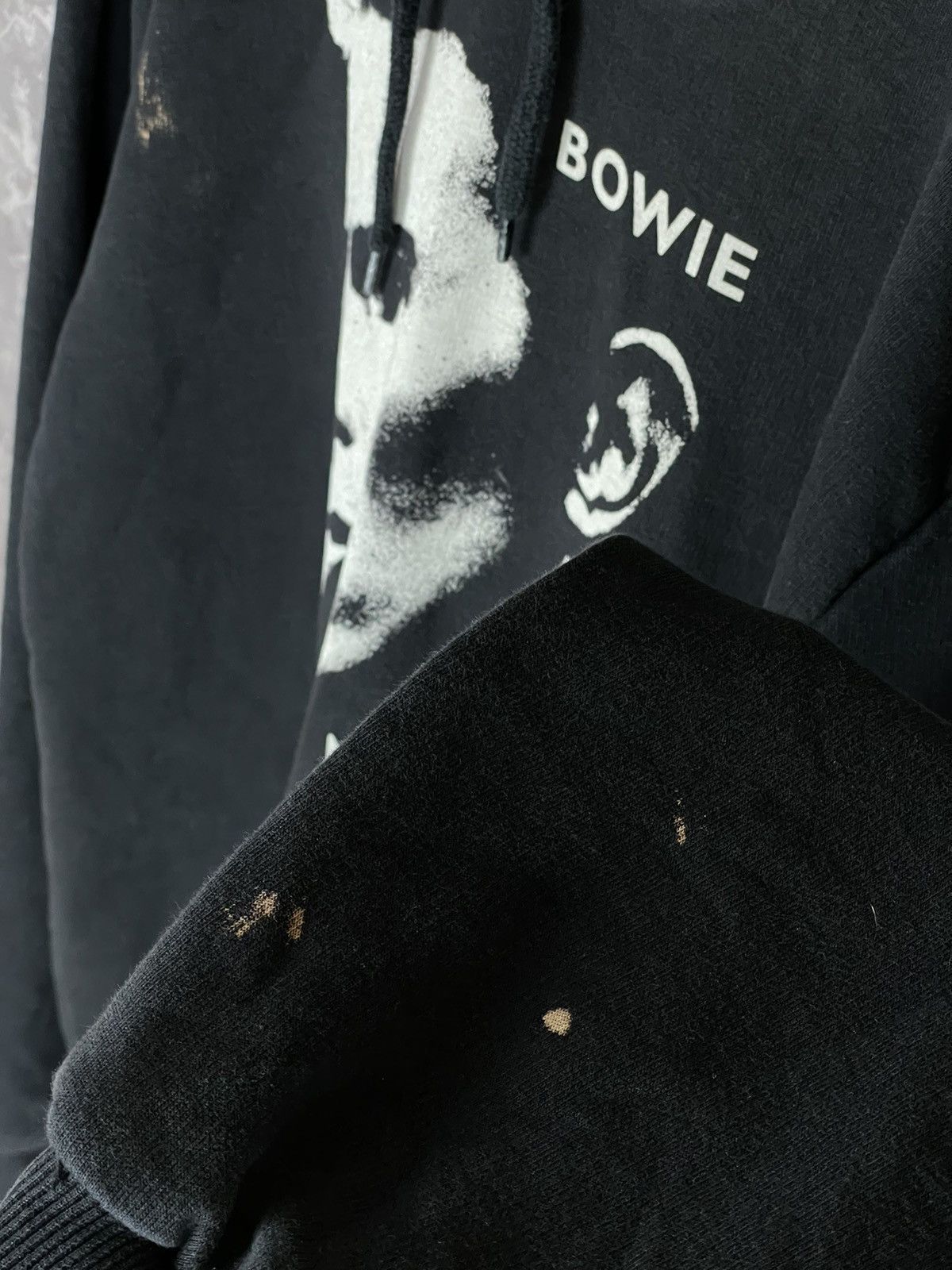 Band Tees × Vintage Vintage David Bowie Archival Big Logo Y2K Hoodie Size US L / EU 52-54 / 3 - 11 Thumbnail