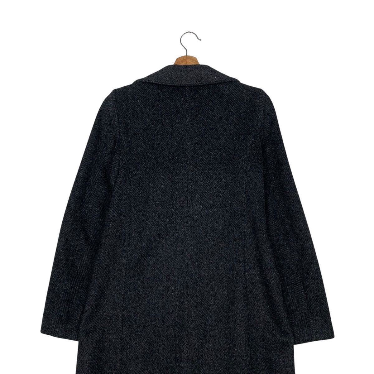 Benetton Benetton Double Breasted Herringbone Coat Size XS / US 0-2 / IT 36-38 - 8 Thumbnail