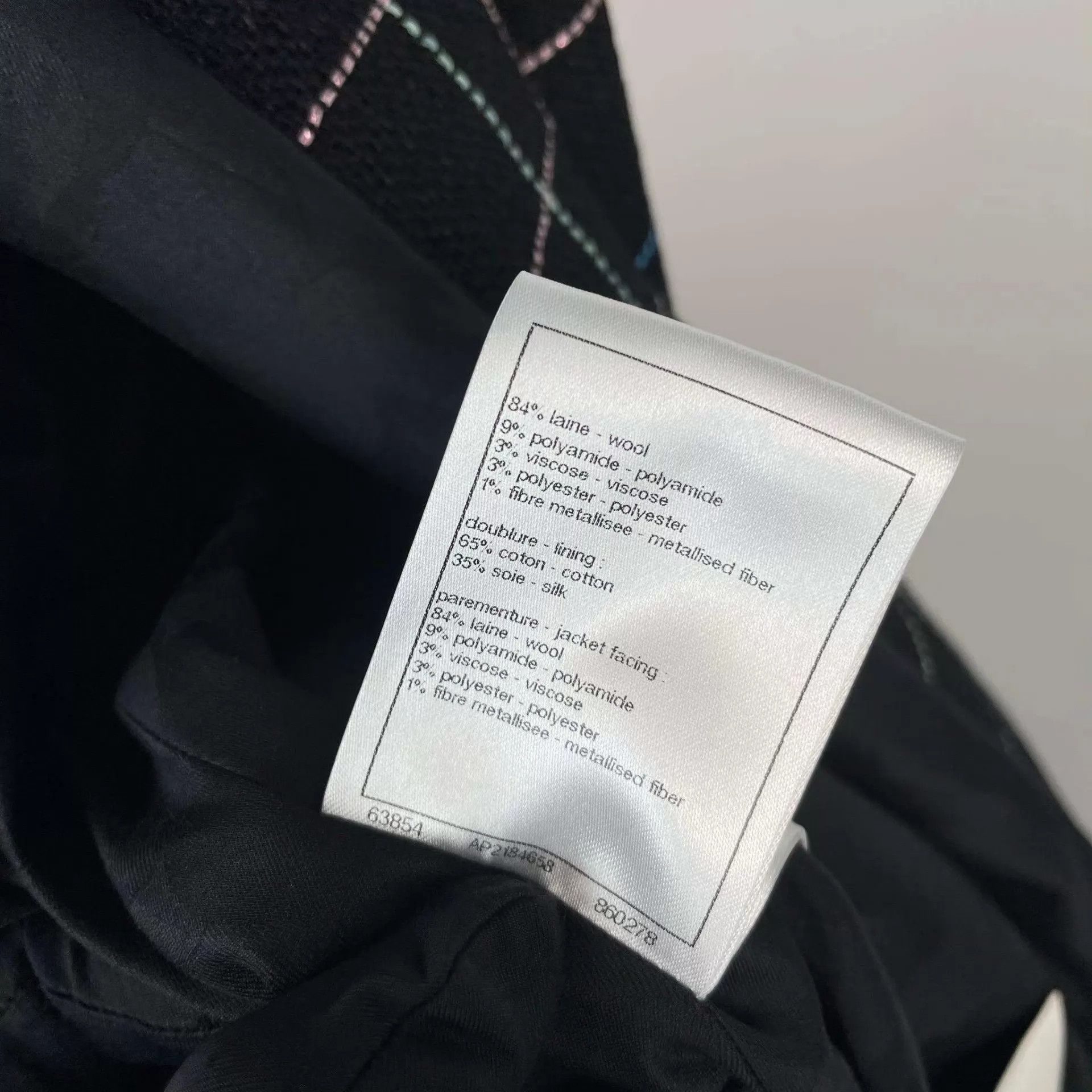 Chanel Chanel Wool 24S Tie-Front Jacket Black Size 36 Size XS / US 0-2 / IT 36-38 - 7 Thumbnail