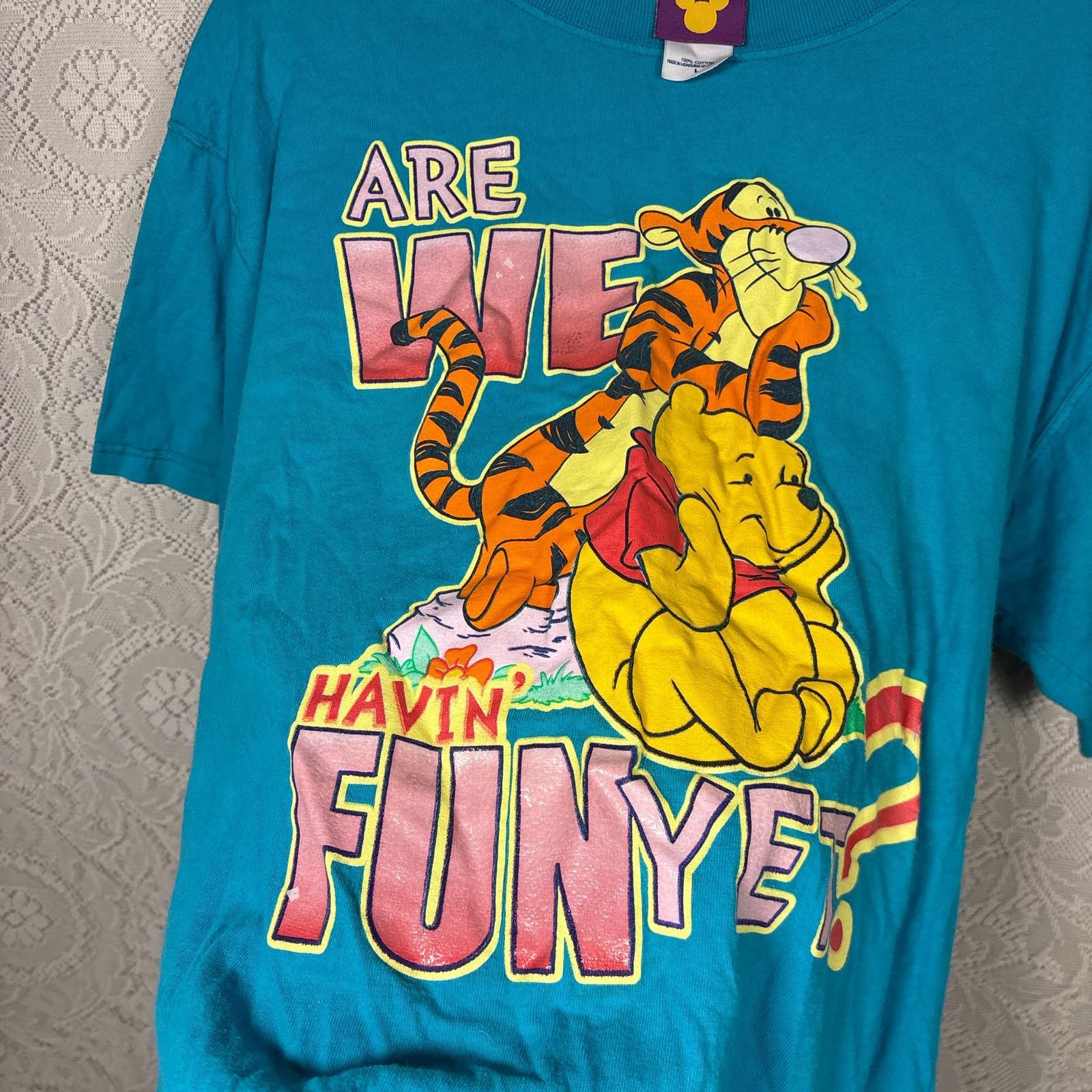 Disney vintage tiger disney graphic t-shirt tee Size L / US 10 / IT 46 - 1 Thumbnail