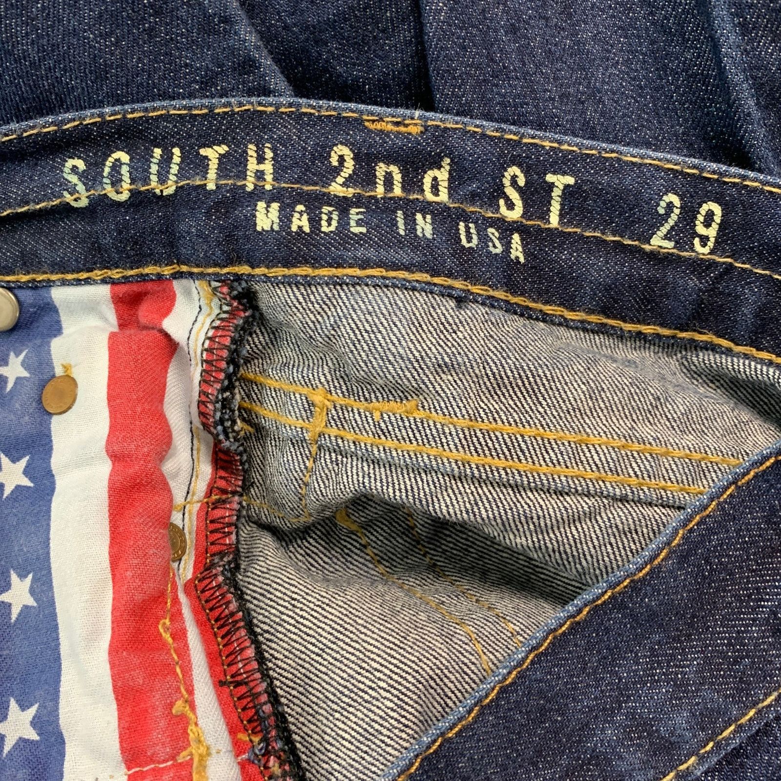 Other WILLIAMSBURG GARMENT CO. Size 30 Blue Denim Tapered Jeans Size US 30 / EU 46 - 6 Thumbnail