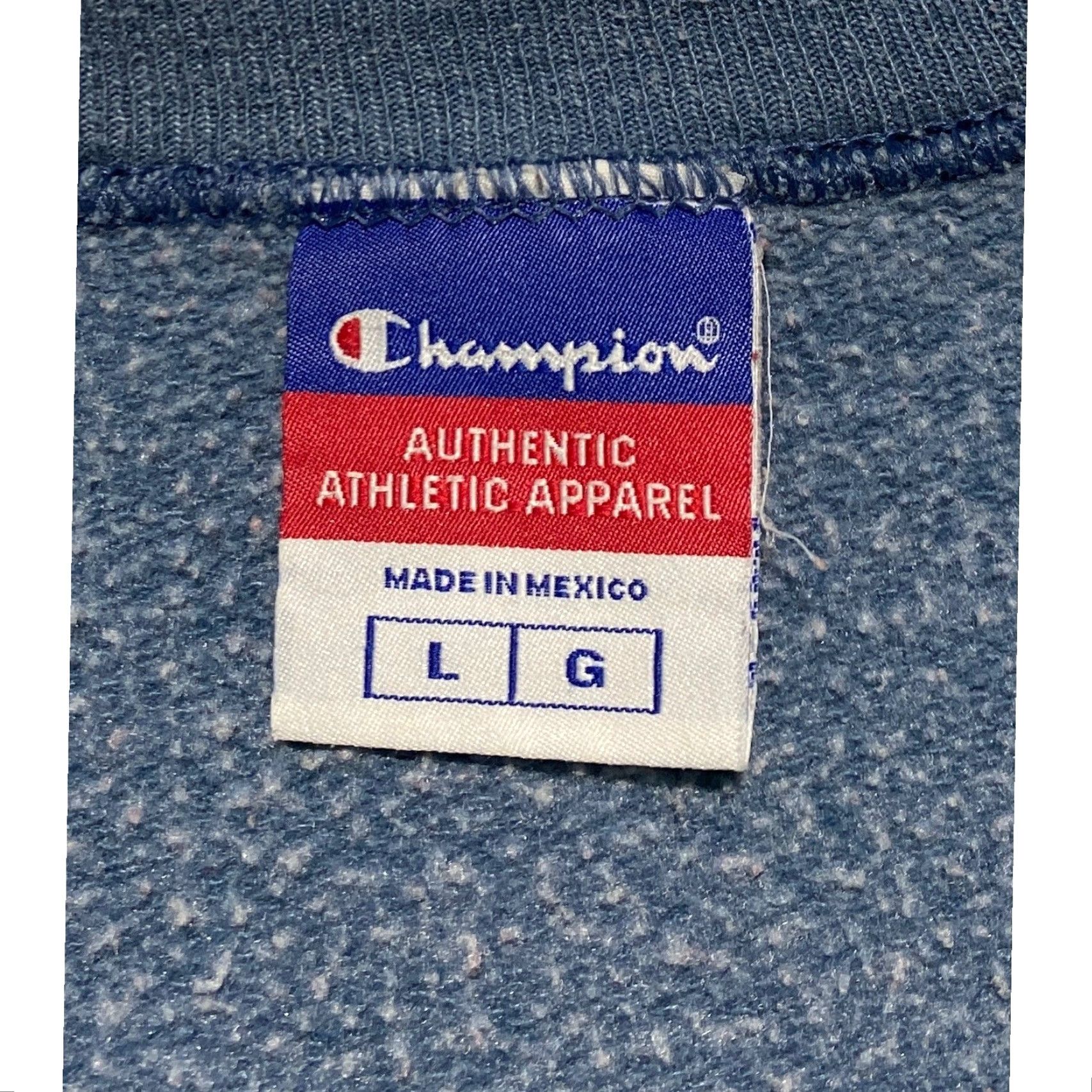 Champion VINTAGE Champion Notre Dame Sweatshirt Mens L Blue Crewneck Authentic Athletic S1220 Size US L / EU 52-54 / 3 - 7 Thumbnail