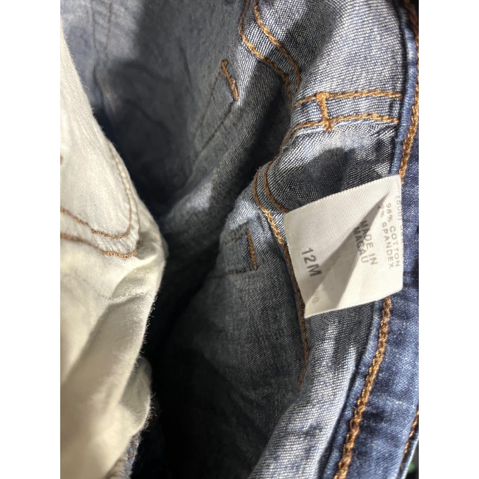 Levi's VINTAGE Levi's Jeans 512 Slim Bootcut Womens 12 Blue Classic Casual Size 34" / US 12 / IT 48 - 6 Thumbnail
