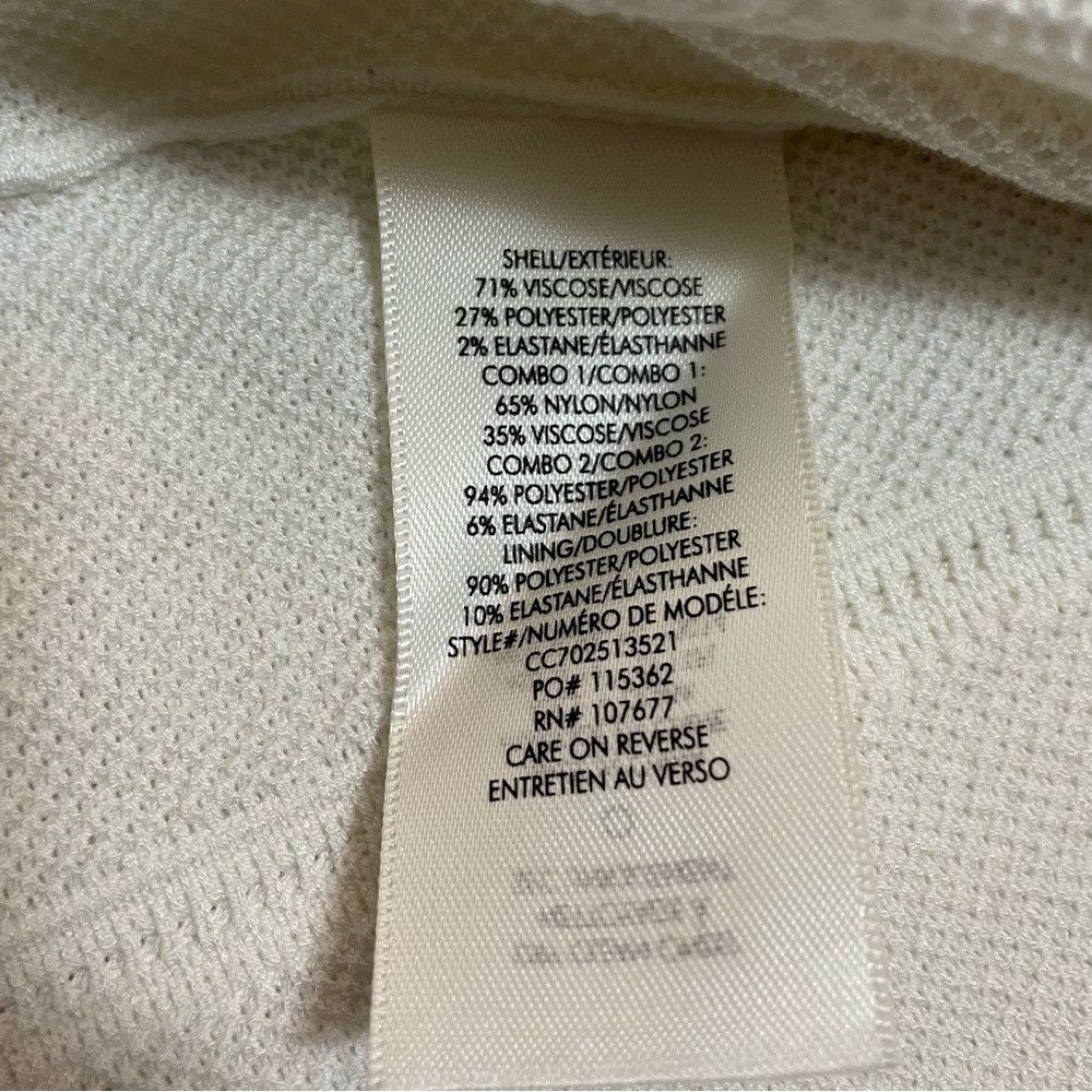 Alice + Olivia Alice + Olivia Blake Lace-Sleeve Ivory Dress Size S Size S / US 4 / IT 40 - 8 Thumbnail