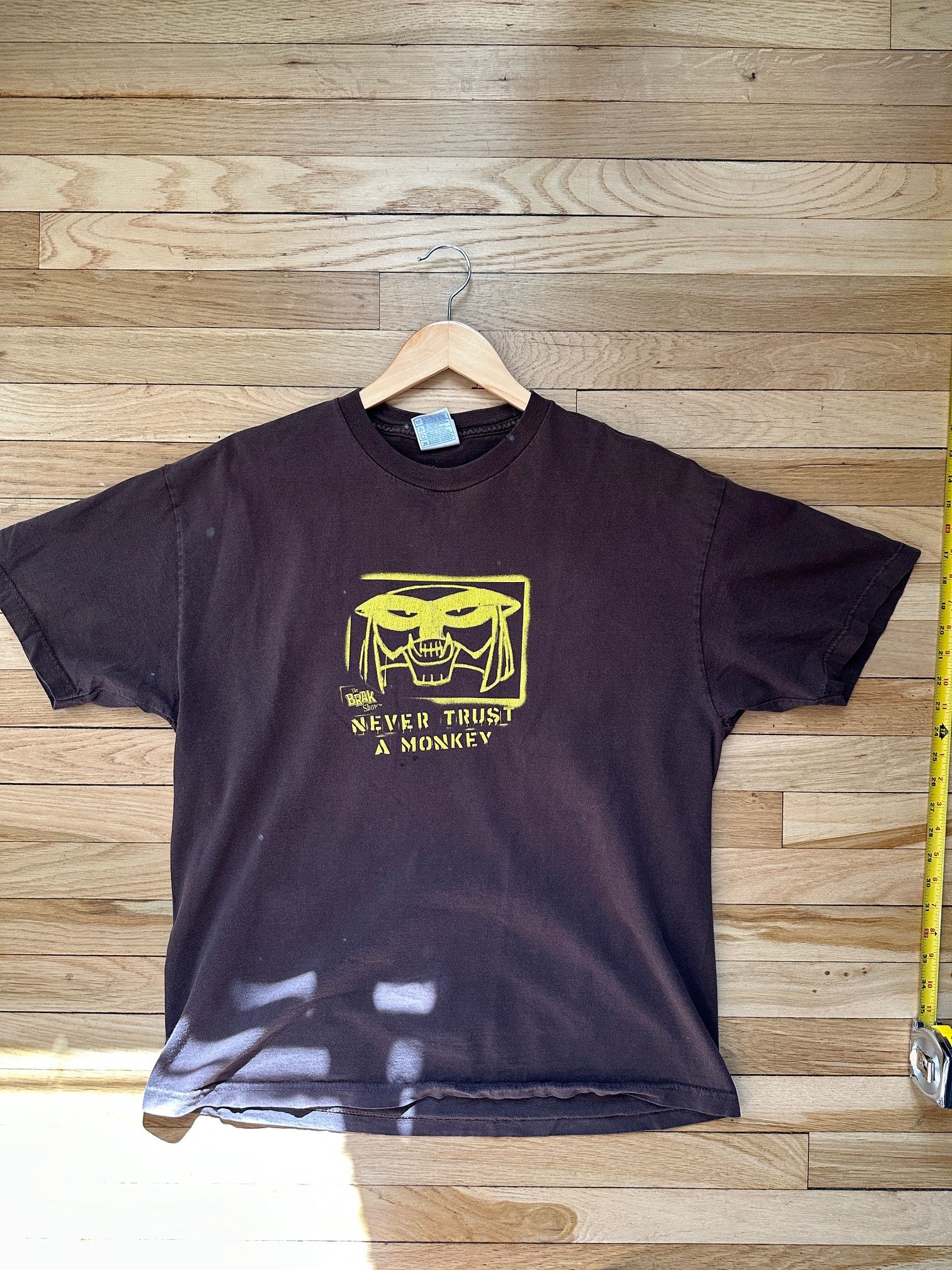 Cartoon Network Vintage Adult Swim 2003 The Brak Show Never Trust a Monkey Size US XL / EU 56 / 4 - 2 Thumbnail