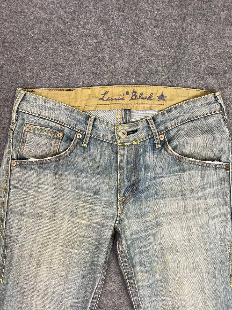 Levi's vintage levis black star distressed denim nice design Size US 32 / EU 48 - 9 Thumbnail