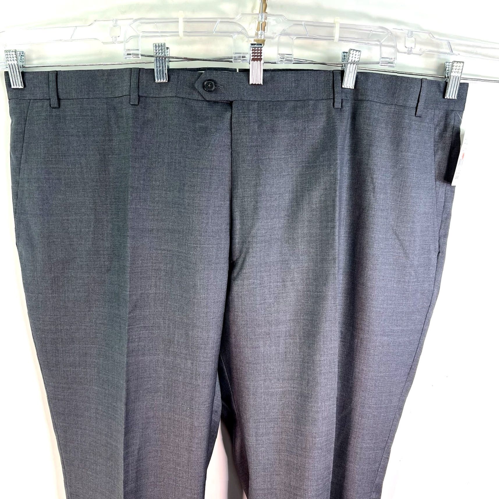Vintage VINTAGE Santorelli Men's Dress Pants Wool 50 Regular Gray Straight Oddities Formal Fall Winter Size US 34 / EU 50 - 2 Thumbnail