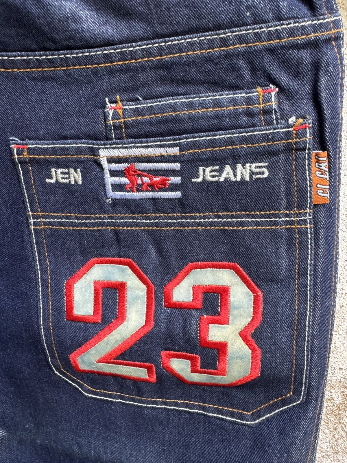 If Six Was Nine × Tornado Mart Vintage 90s Flare HIP HOP BAGGY 23 LI LAI JEN JEANS BOSS01 Size US 34 / EU 50 - 5 Thumbnail