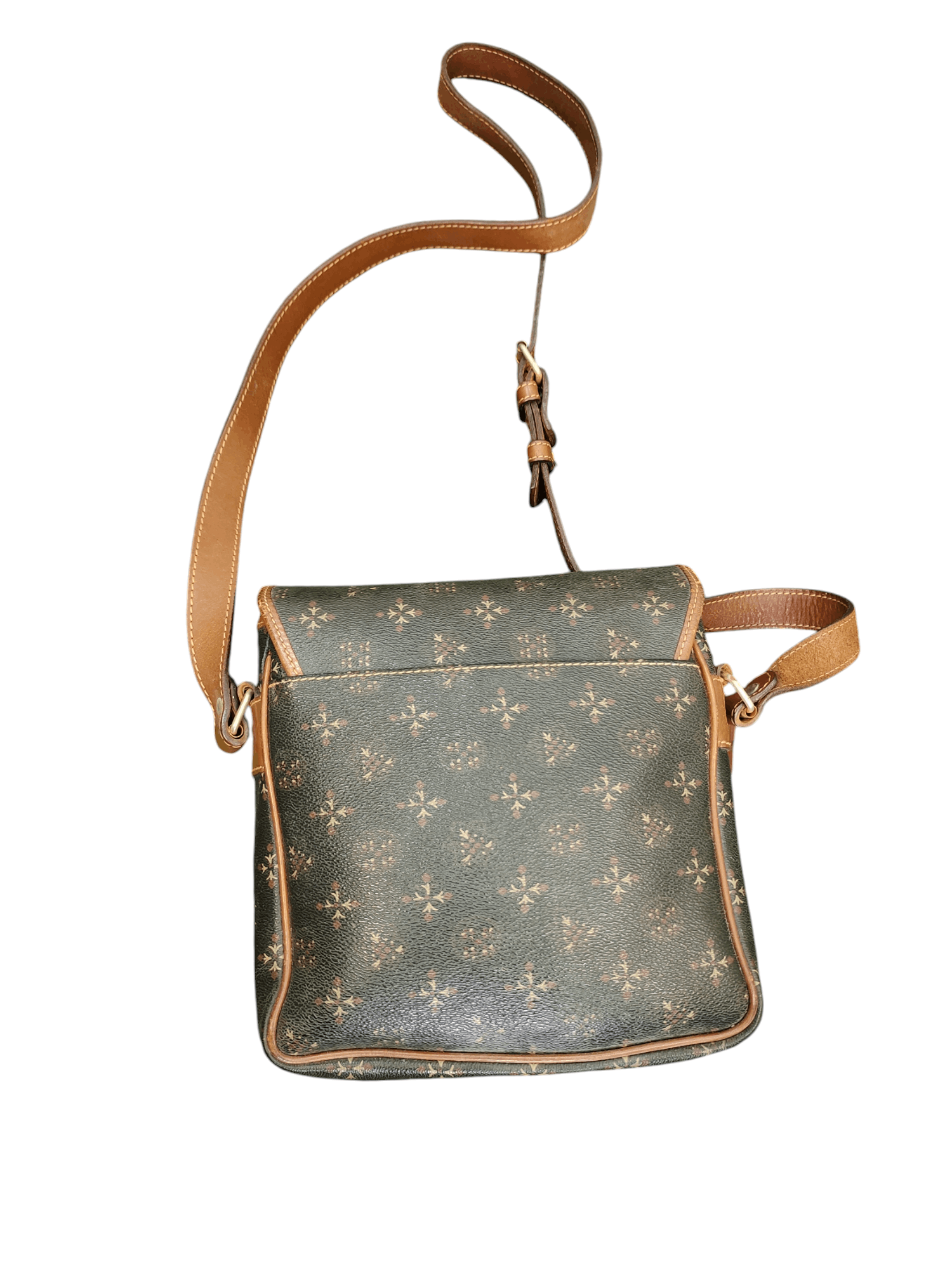 Leather Vintage Sachs Lederwaren Japan Patina Leather Crossbody Bag Size ONE SIZE - 5 Thumbnail