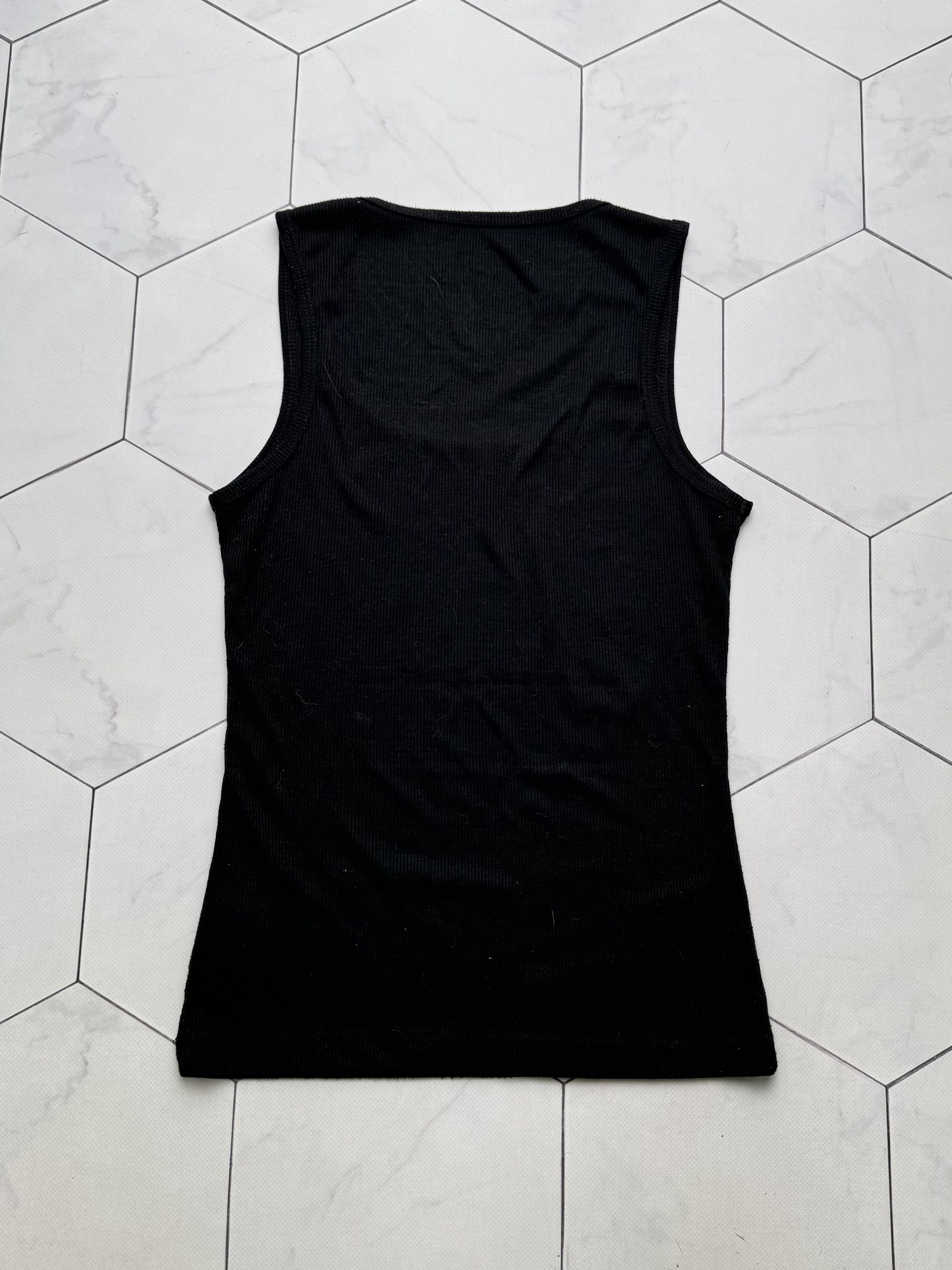 Bebe Vintage Bebe Ribbed Tank Top Y2K Glam Clubwear Top B4 Size XS / US 0-2 / IT 36-38 - 6 Thumbnail