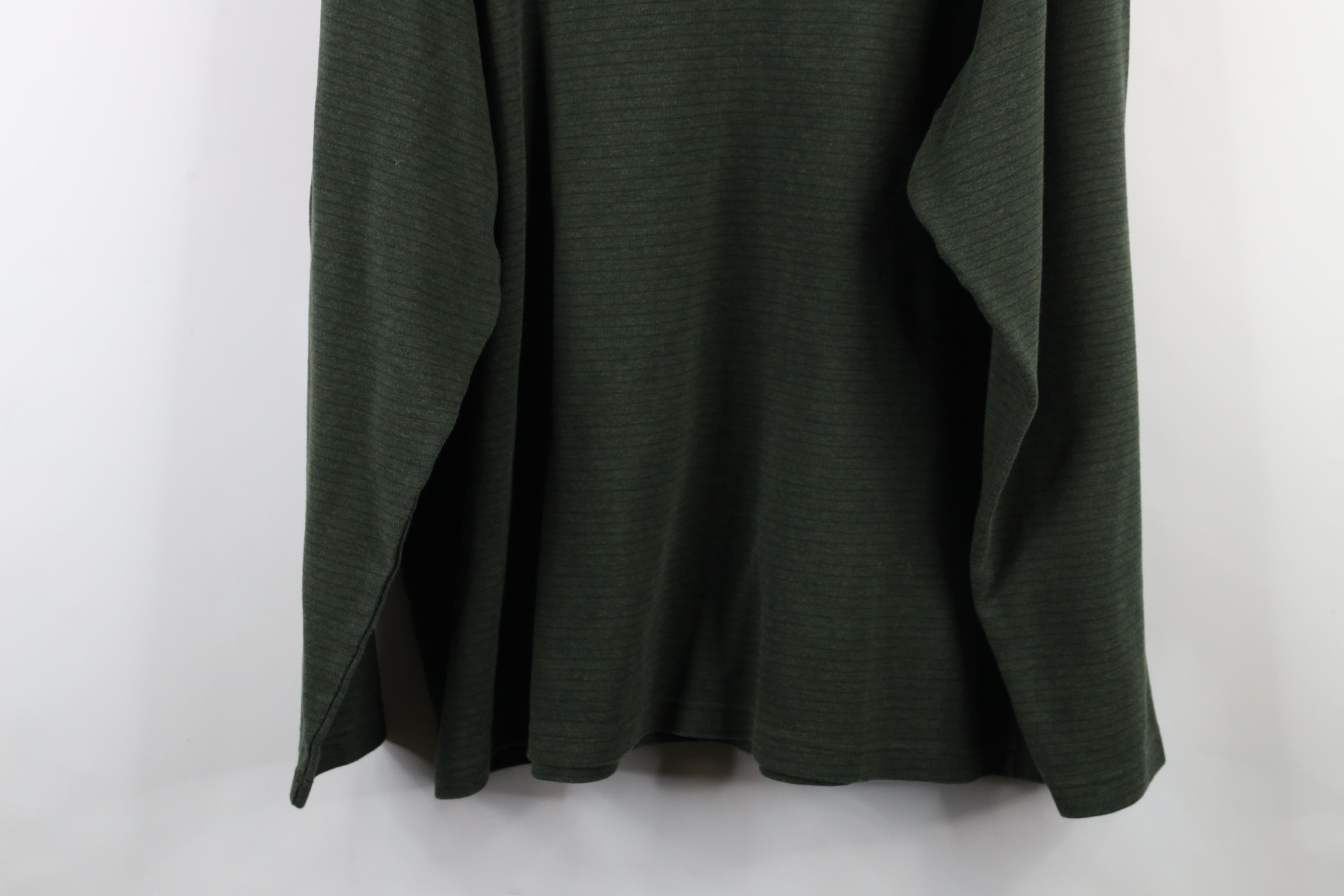 Eddie Bauer Vintage 90s Eddie Bauer Striped Long Sleeve V-Neck T-Shirt Size US XXL / EU 58 / 5 - 10 Thumbnail