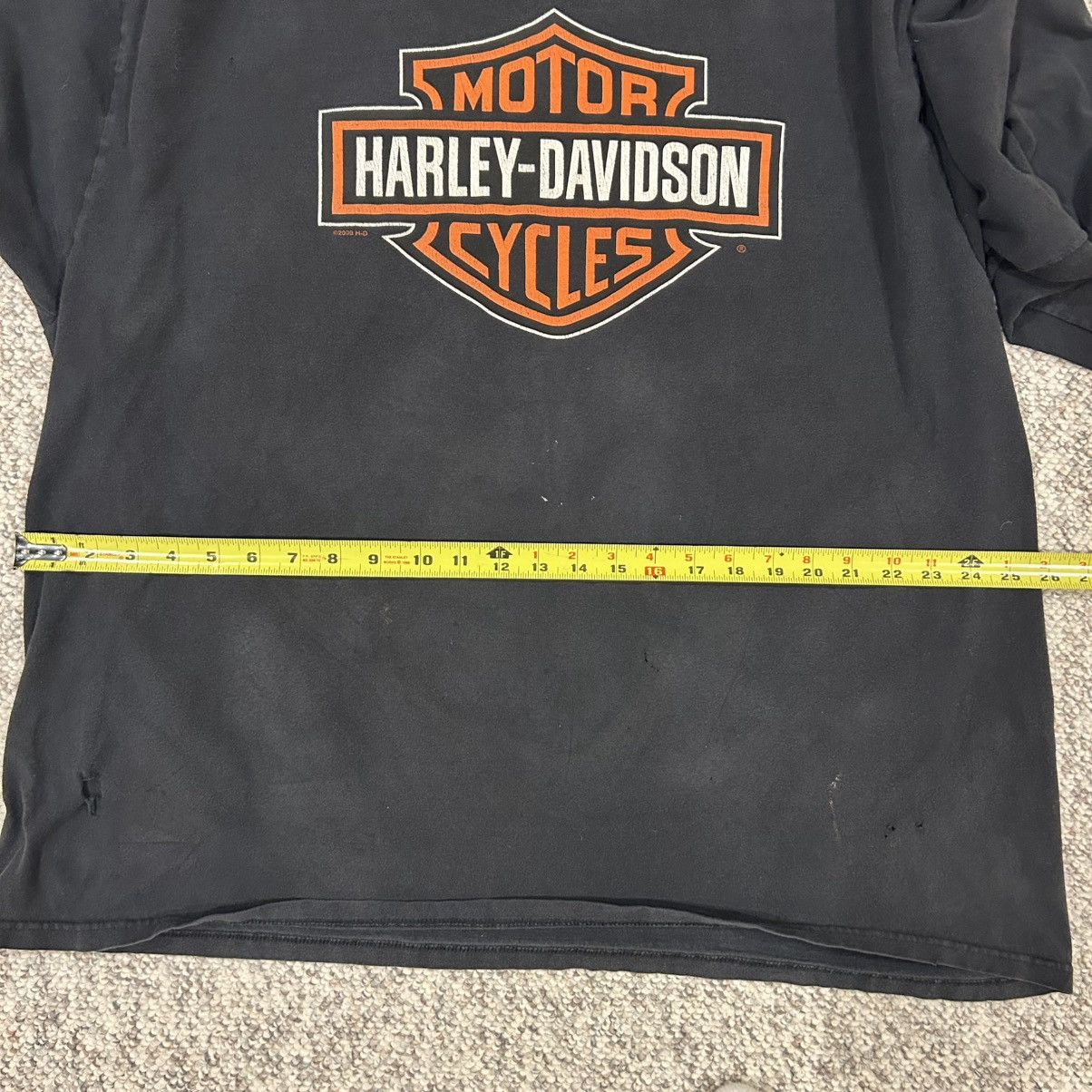 Harley Davidson RARE VINTAGE HARLEY DAVIDSON BLACK LONG SLEEVE T SHIRT Size US XL / EU 56 / 4 - 5 Thumbnail