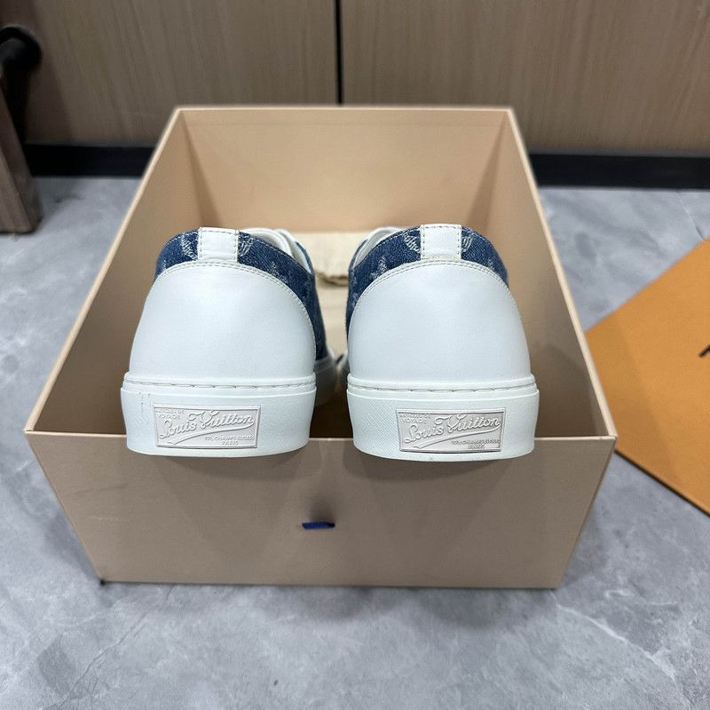 Louis Vuitton Louis Vuitton Blue and White Sneakers for Everyone - Size US 10 / EU 43 - 3 Thumbnail