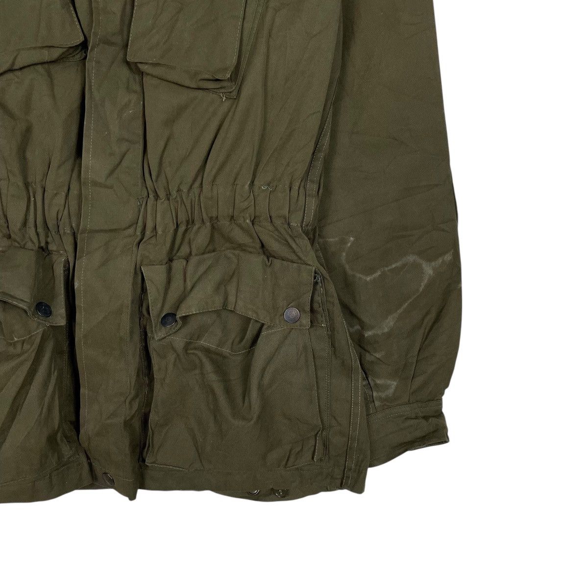 Vintage Vintage Olive Drab Italian Army Surplus Field Jacket Size US S / EU 44-46 / 1 - 4 Thumbnail