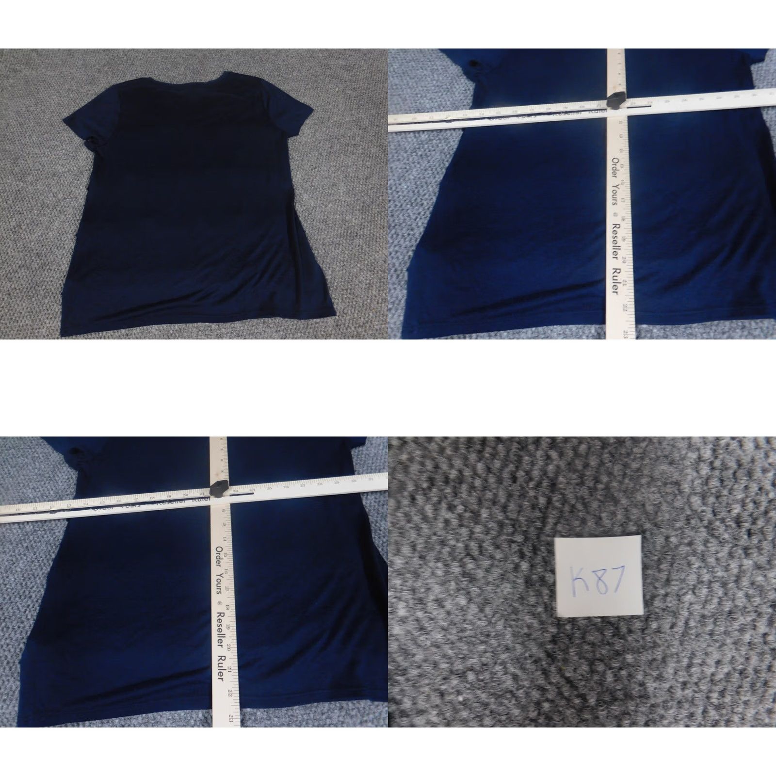 White House Black Market White House Black market Womens Blouse Medium blue stretch pullover Size M / US 6-8 / IT 42-44 - 9 Thumbnail