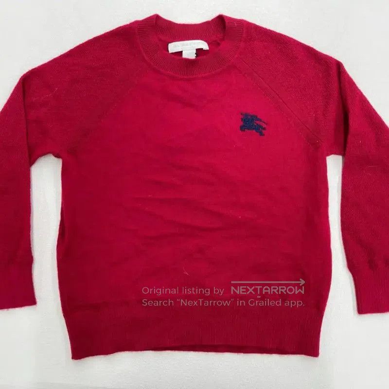 Burberry Burberry Red Cashmere Knit Sweater. Size S / US 4 / IT 40 - 1 Thumbnail