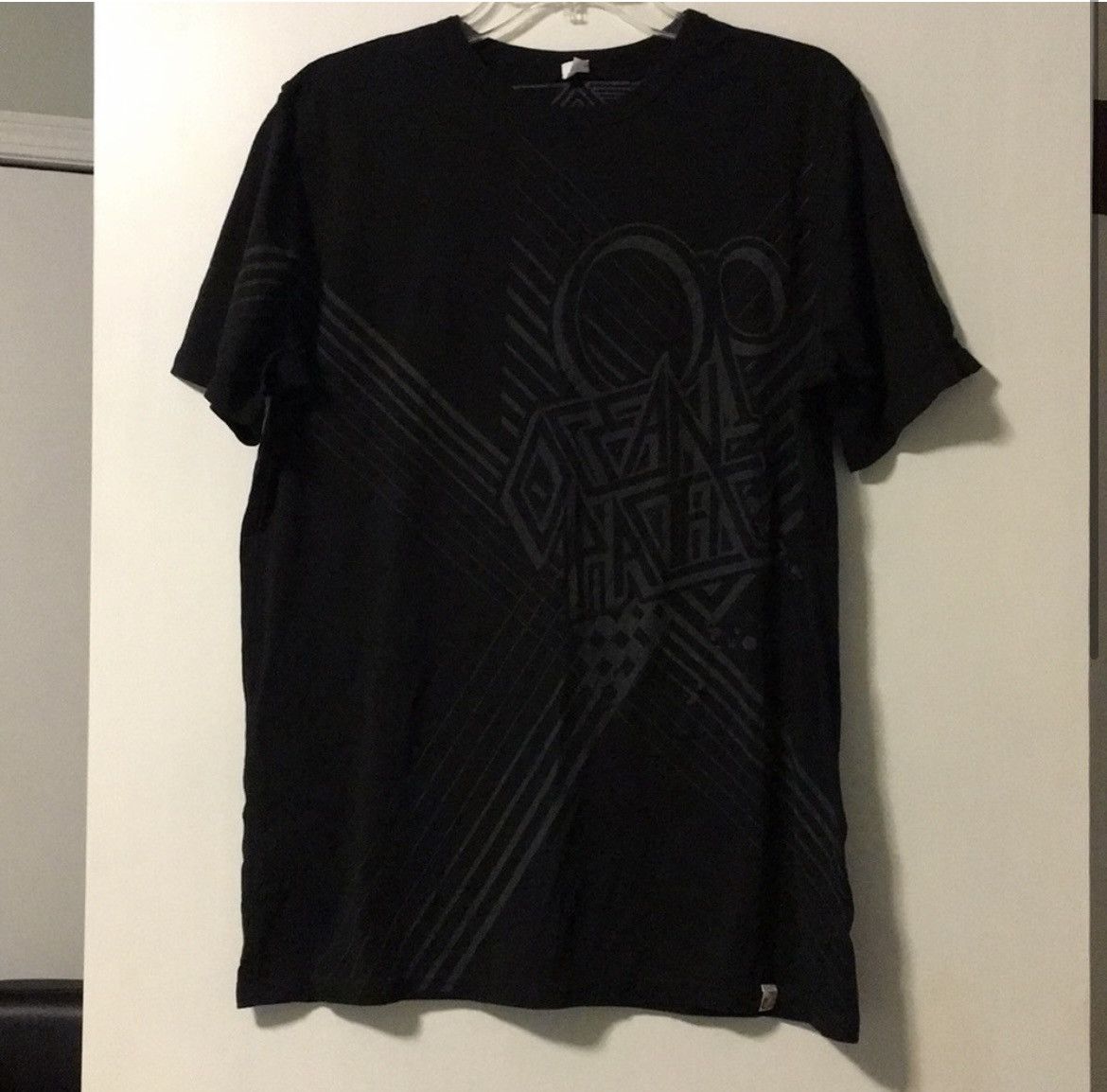 Ocean Pacific OP Black Reversible Graphic Tee Size US L / EU 52-54 / 3 - 1 Thumbnail
