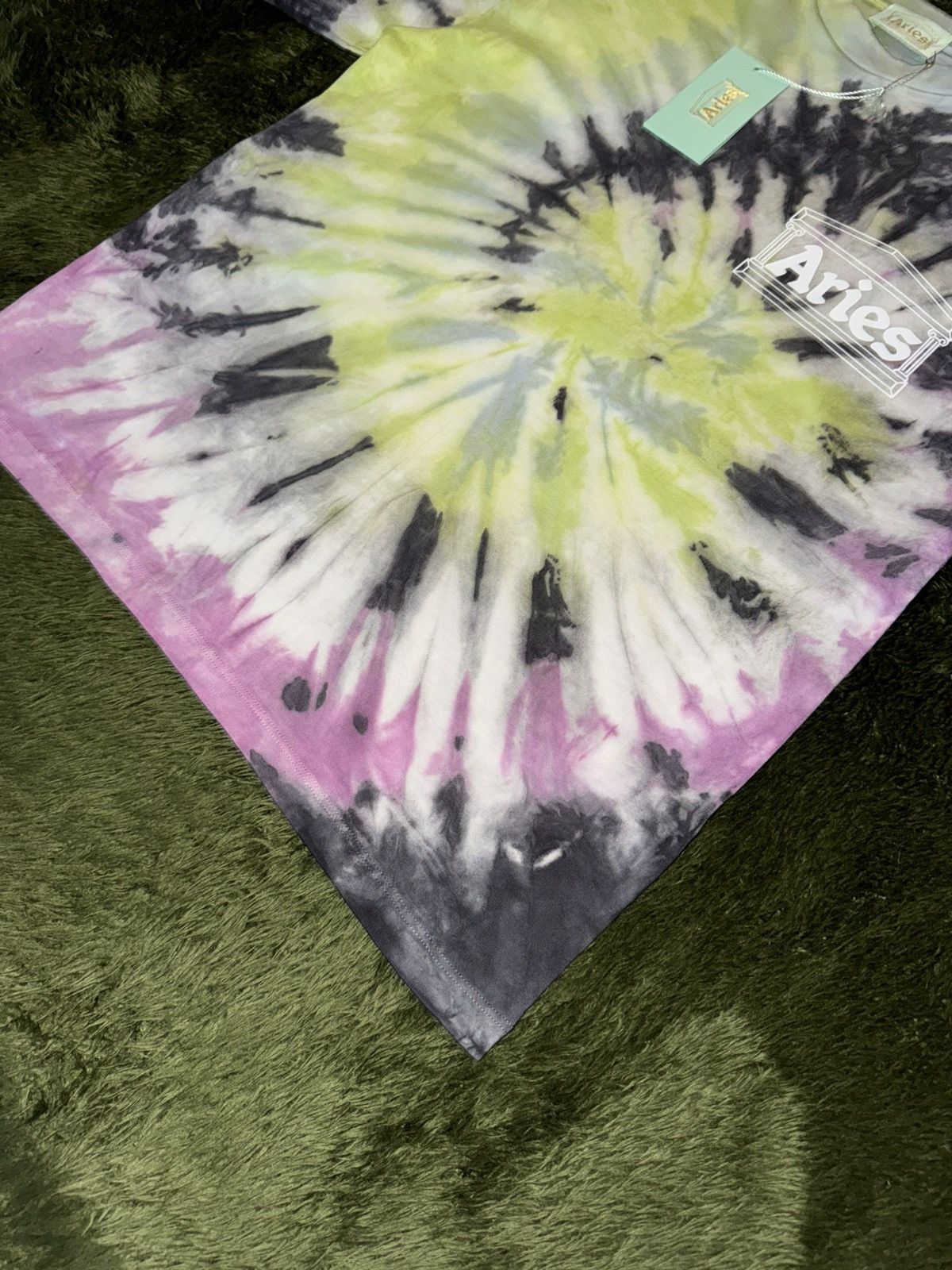 Aries [S] Aries Made in Italy Tie-Dye Temple T-Shirt Size US S / EU 44-46 / 1 - 5 Thumbnail