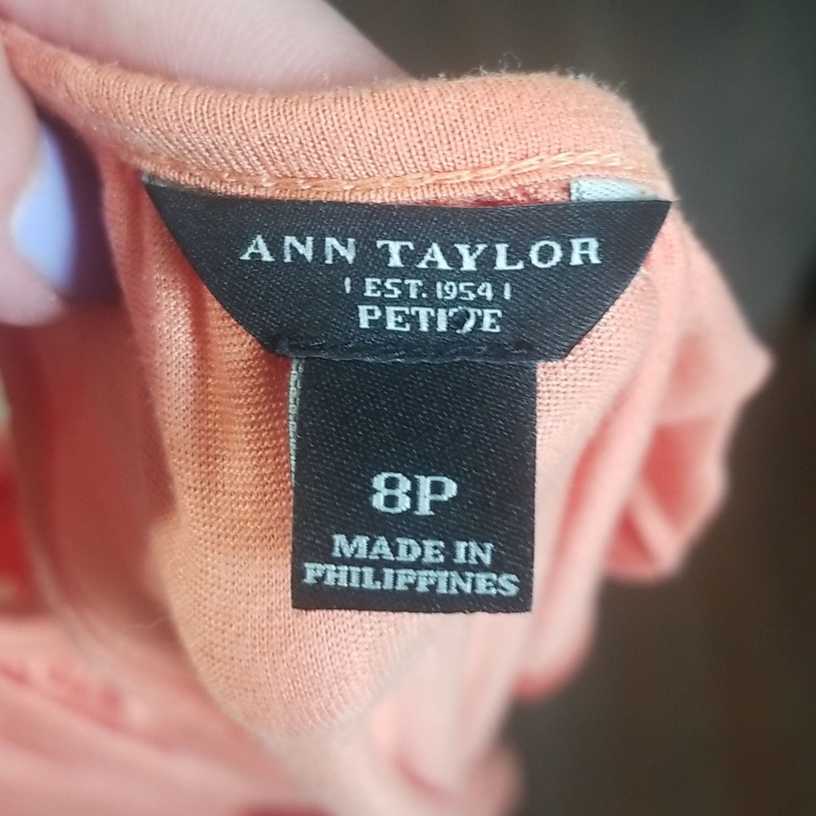 Ann Taylor Ann Taylor Petite Orange Coral Tie Waist Sheath Midi Dress Size M / US 6-8 / IT 42-44 - 4 Thumbnail