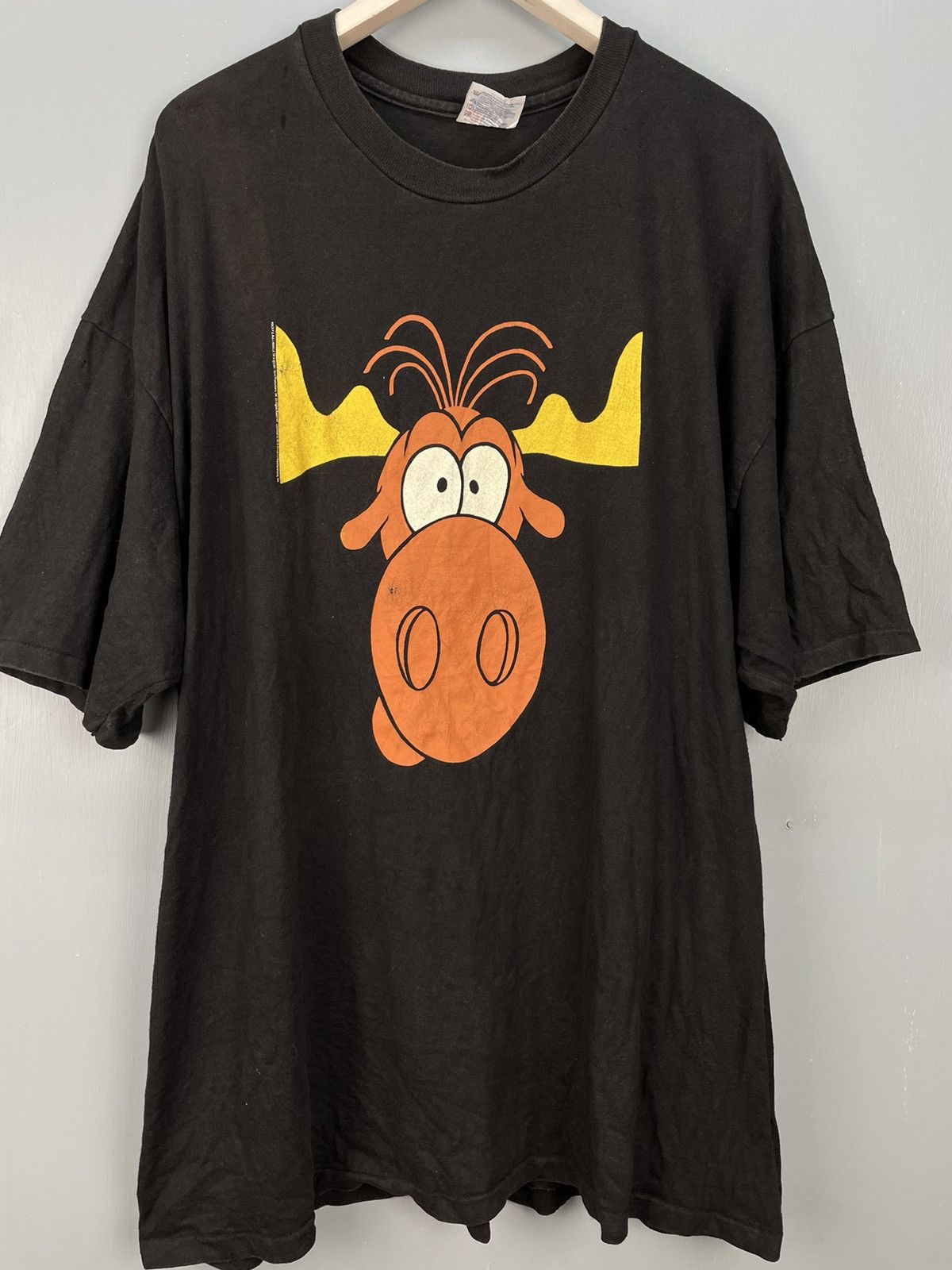 Cartoon Network Vintage 90s Taco Bell Rocky & Bullwinkle promo t shirt Size US XXL / EU 58 / 5 - 3 Thumbnail