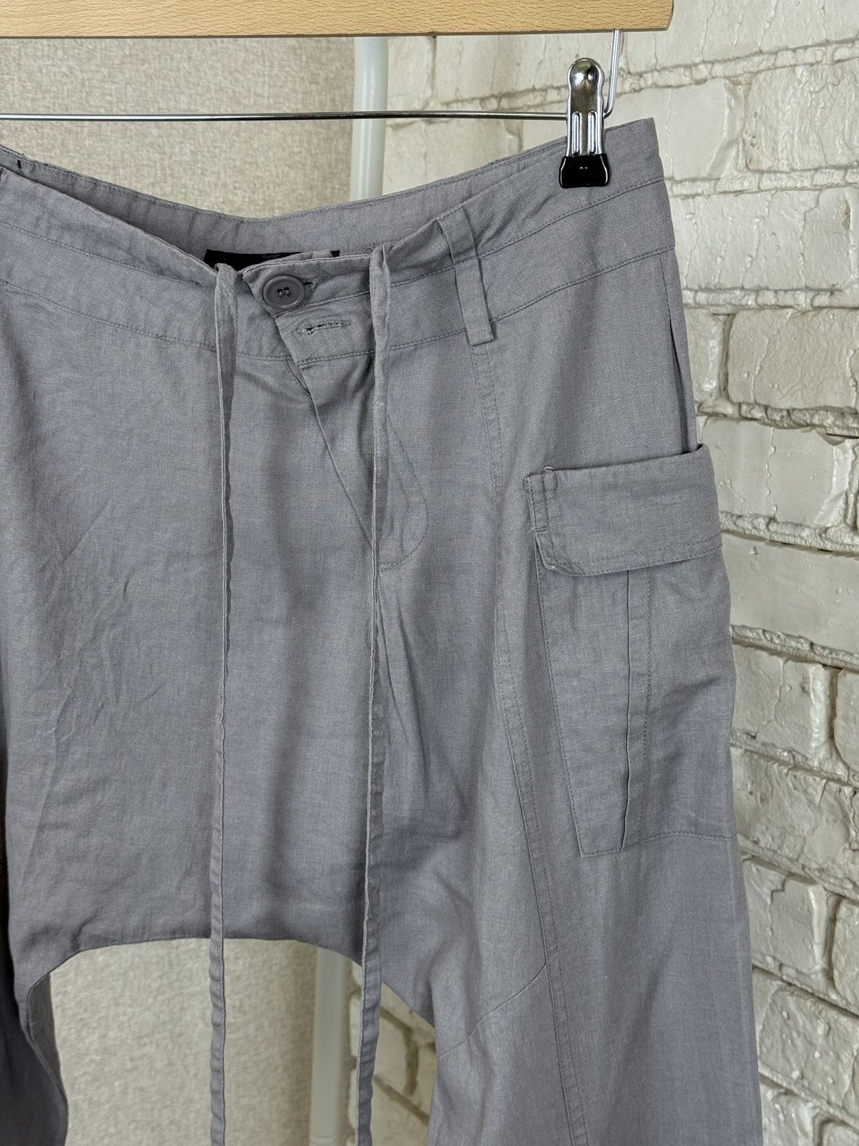 Army Of Me Army of Me SS11 Gray Dropped Crotch Avant Garde Pant Size US 32 / EU 48 - 3 Thumbnail