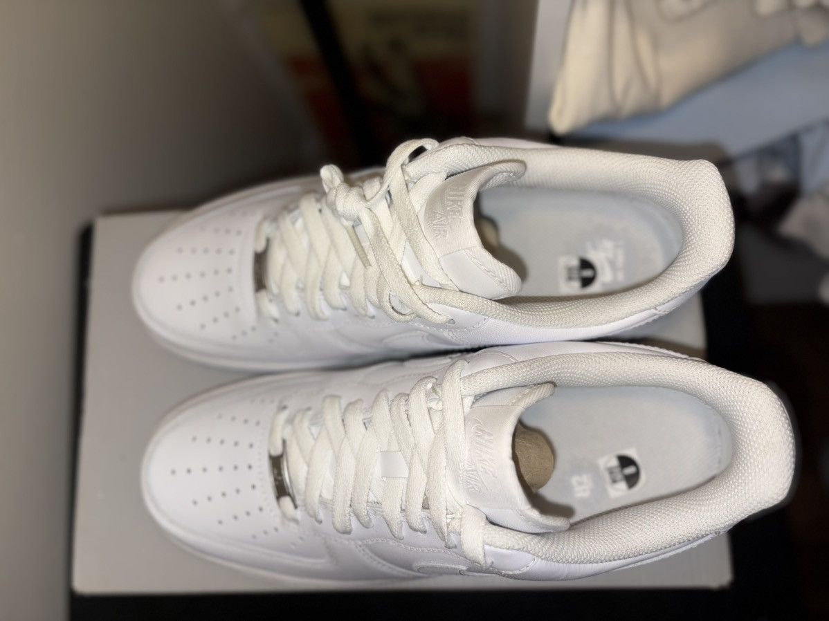 Nike Nike White AF1 Size 8 Size US 8 / EU 41 - 5 Thumbnail