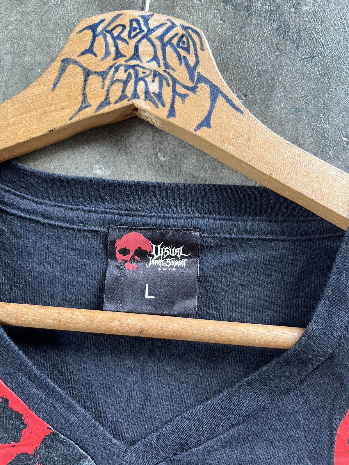 Japanese Brand 🔥RARE Visual Japan Summit 2016 Full Skull Logo Tee Japan Size US L / EU 52-54 / 3 - 4 Thumbnail