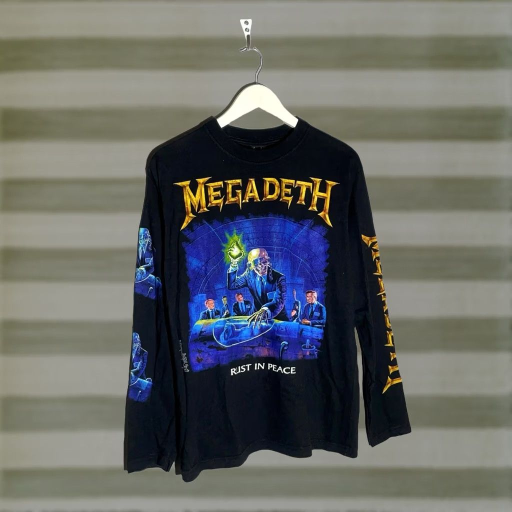 Rusty Megadeth Rust In Peace Men’s Long sleeve Size US M / EU 48-50 / 2 - 1 Thumbnail