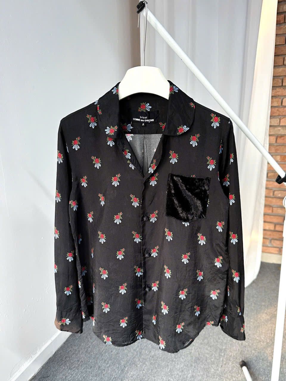Comme des Garcons 2018 Comme Des Garcons Flower Cupra Shirts Size US S / EU 44-46 / 1 - 1 Thumbnail