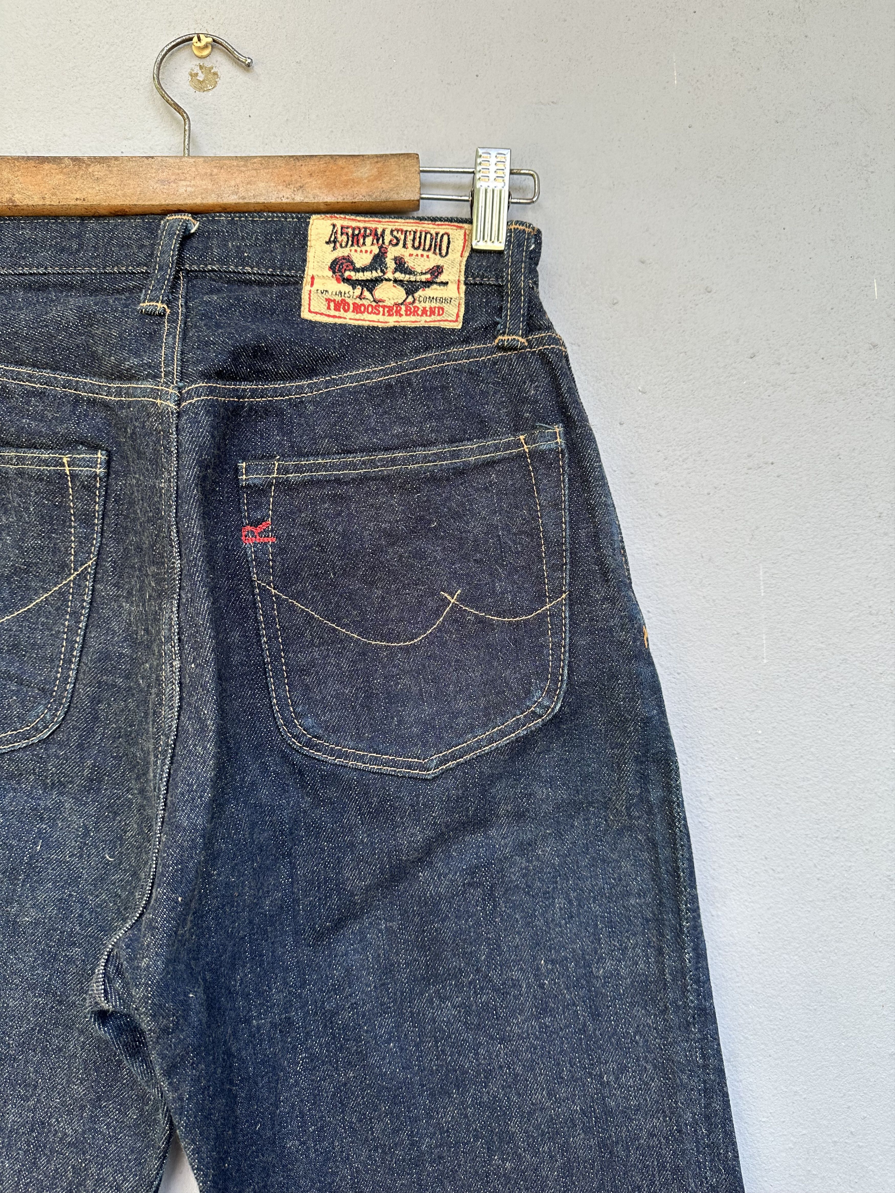 45rpm Japanese Brand R 45RPM STUDIO Two Rooster Brand Denim Jeans Size US 28 / EU 44 - 16 Thumbnail