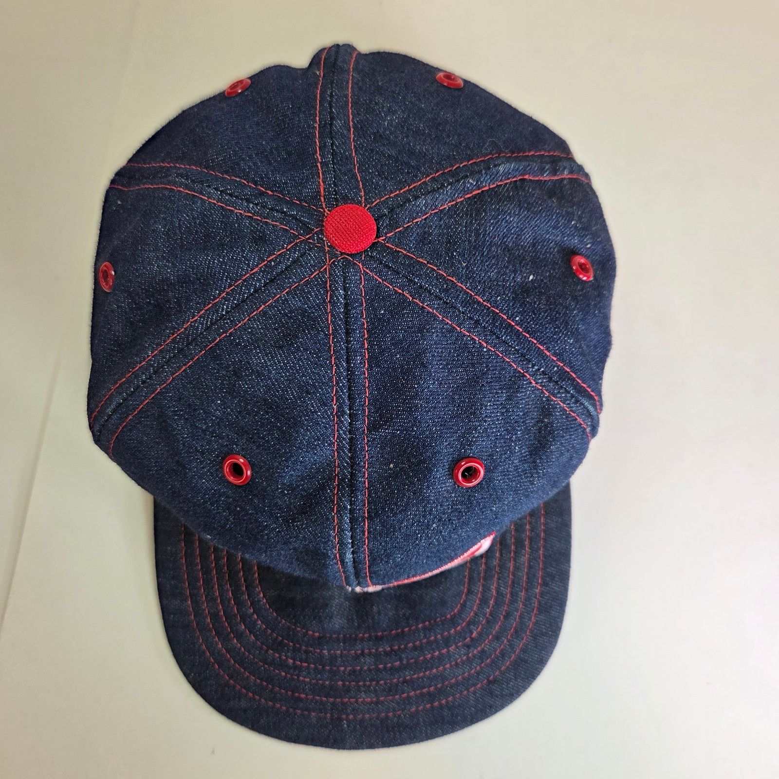 Budweiser Budweiser Denim Snapback Hat 80s USA Made Vintage Size ONE SIZE - 4 Thumbnail