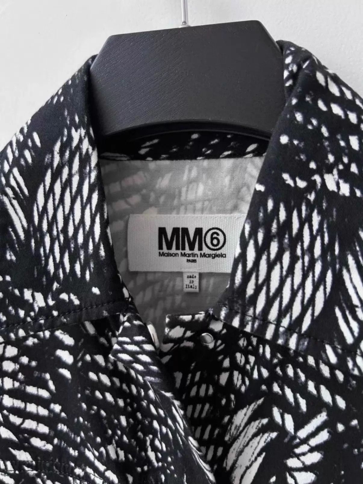 MM6 MM6 S/S14 Women's BW Snake Print Jacket 42 Size M / US 6-8 / IT 42-44 - 3 Thumbnail